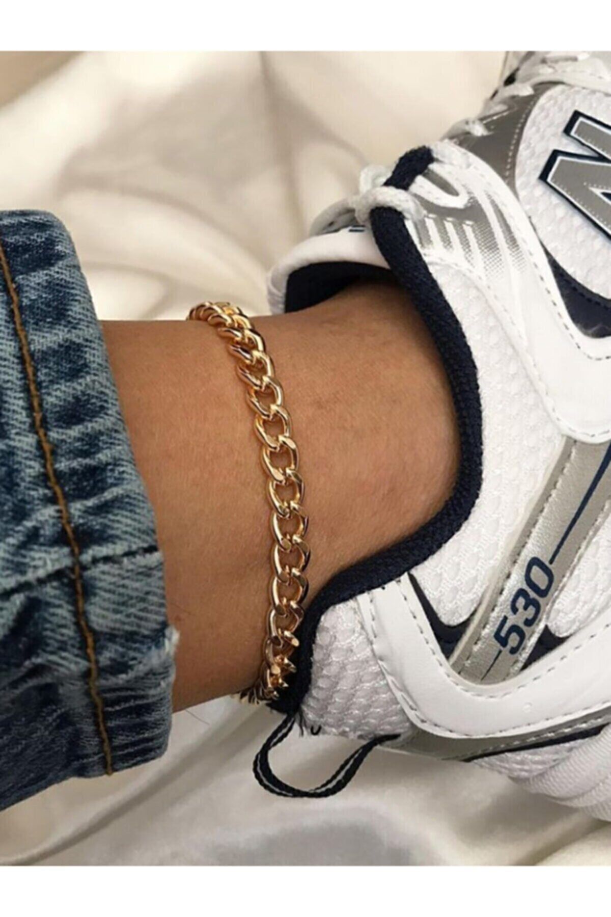 Ryden Gold Kaplama Zincir Halhal