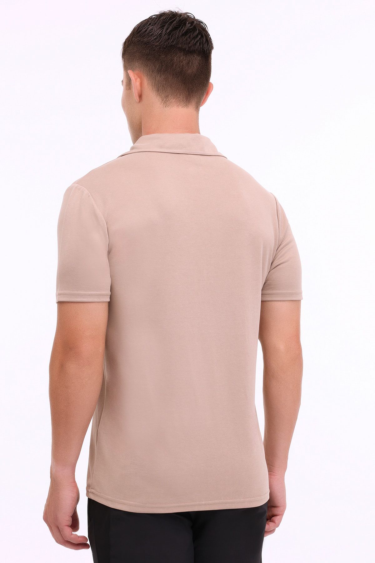 تی شرت آستین کوتاه مردانه ML ANTVAN 12SC12 4FX Mink Lumberjack