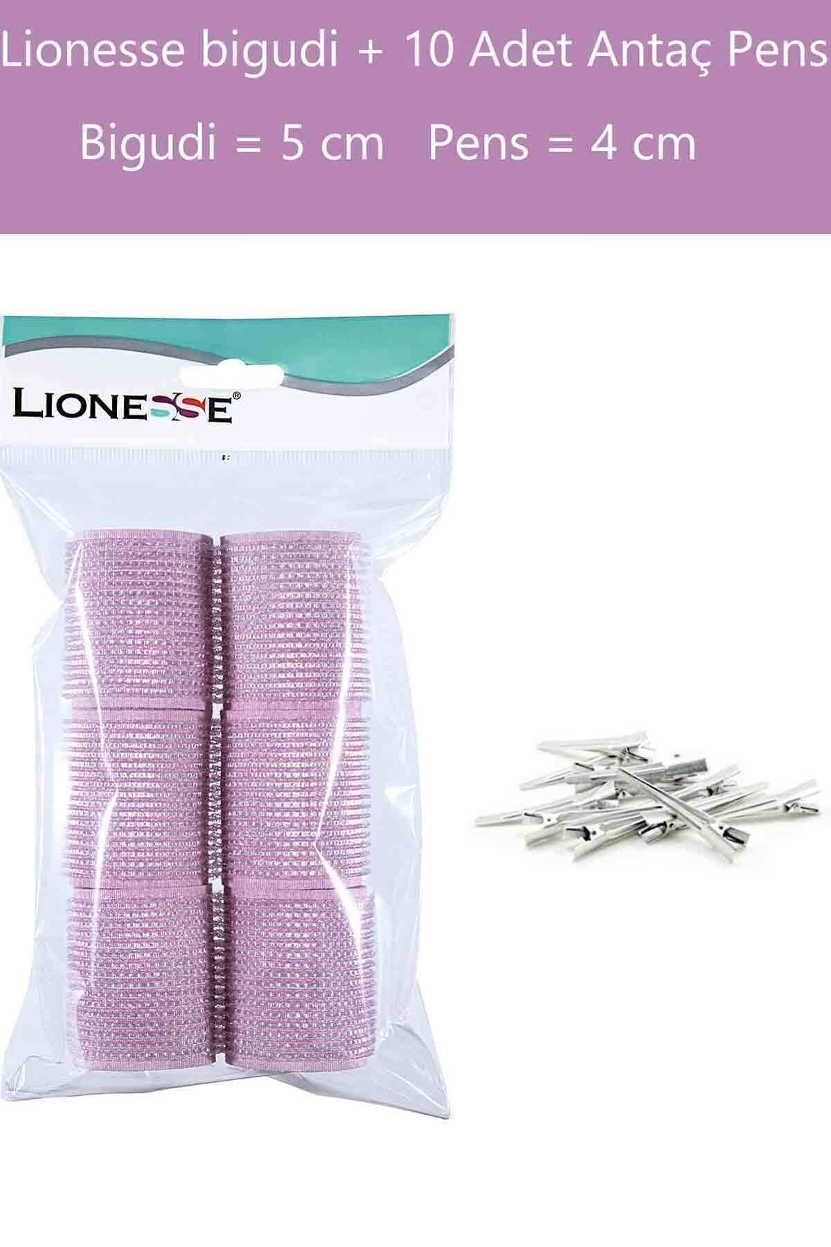 Lionesse Bigudi (1114) 6 Adet+ Antaç Pens 10 Adet — 86978880233171