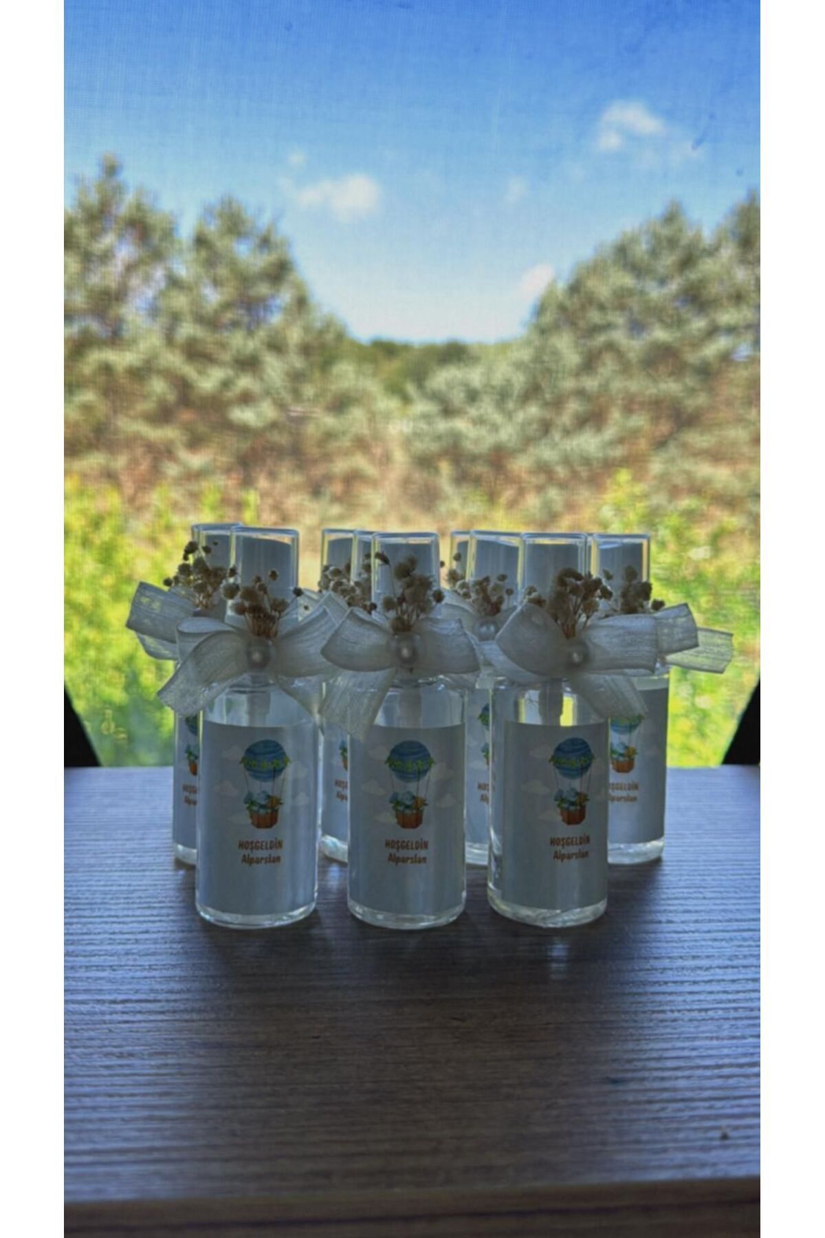 makrom elvan Bebek Hediyelik Kolonya, Isme Özel, 10adet 30ml Plastik Fısfıs Şişe fotoğrafı 4 (önizleme)