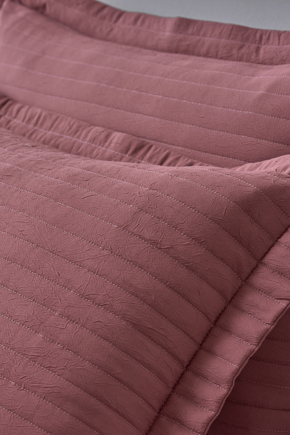 Doqu Home-Claret Red Otto Bedspread - Double 5