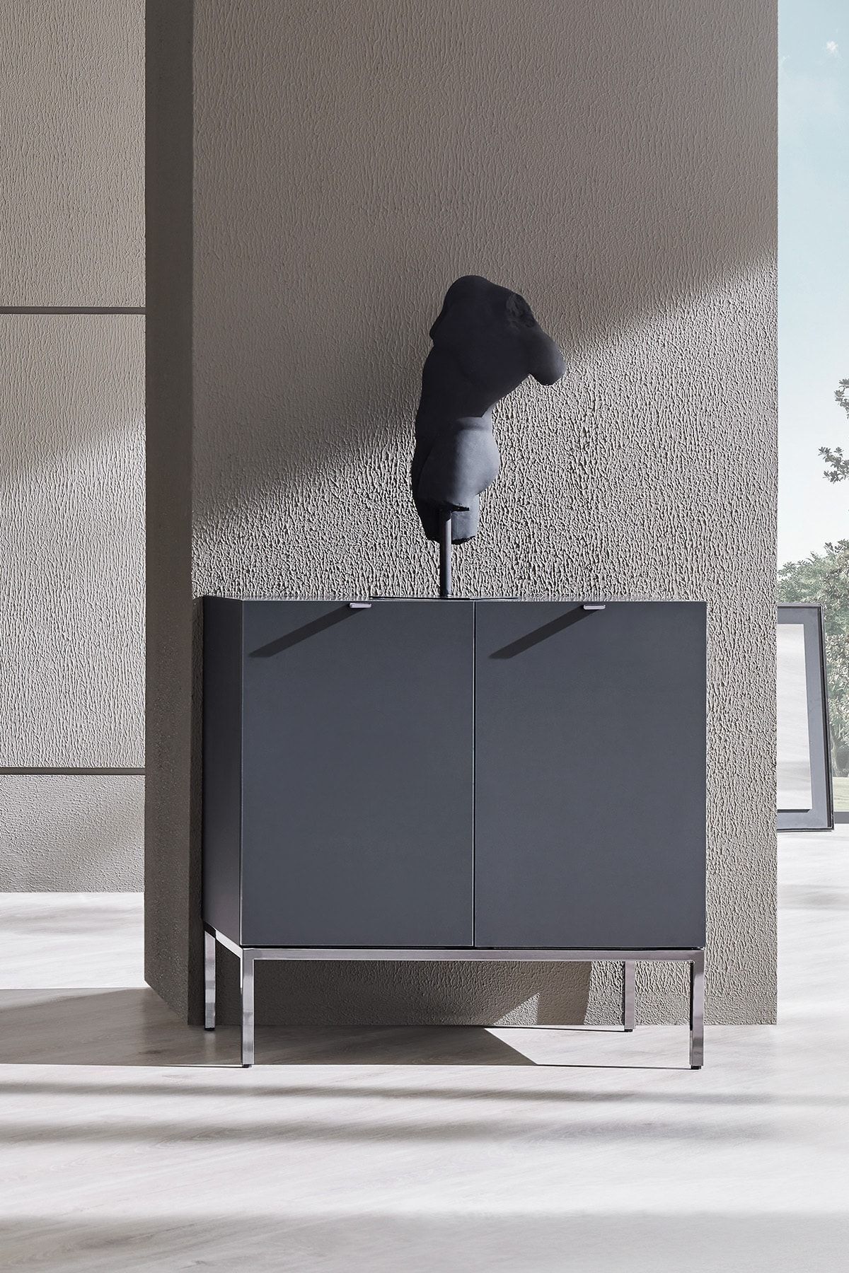 Enza Home Legato 2 Kapaklı Konsol Modül - Siyah