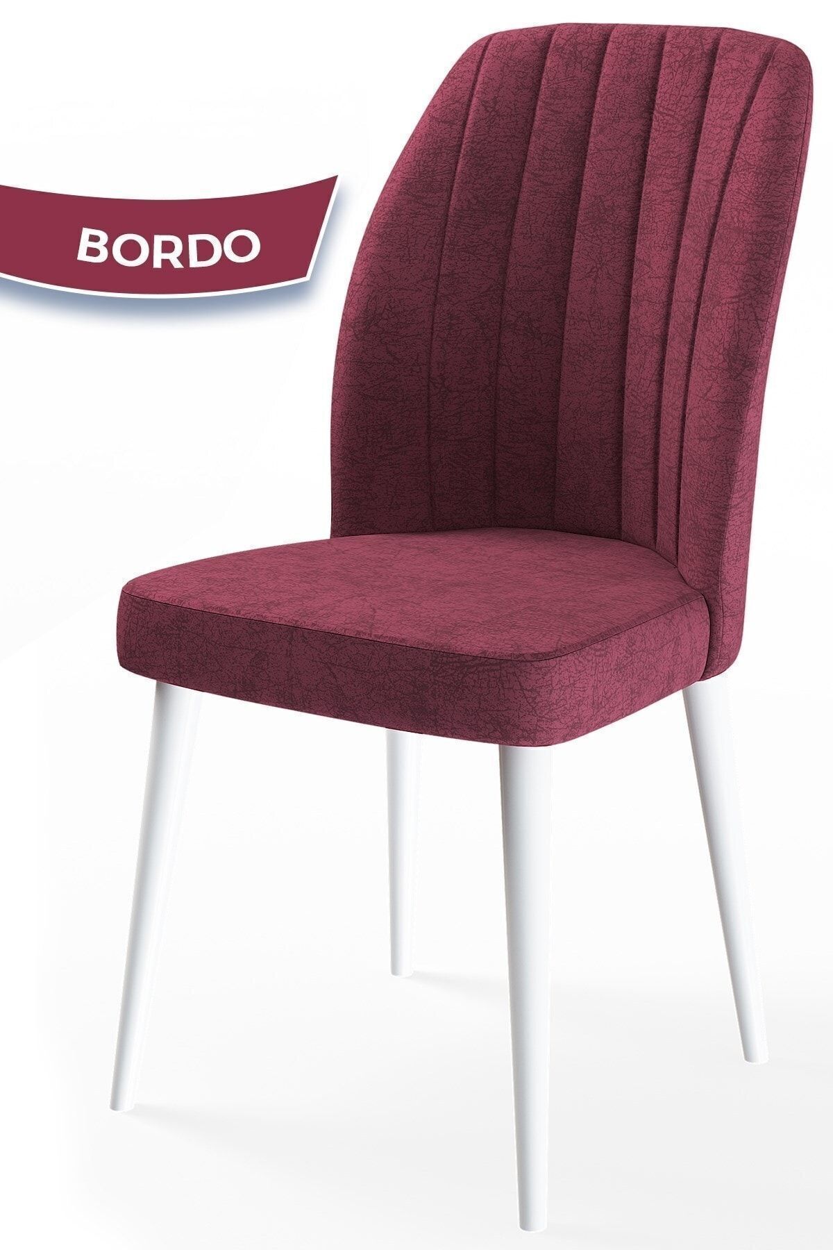 Etra Series, 1st Class Dining Room Chair with Hornbeam Legs,burgundy Chair with White Hornbeam Legs