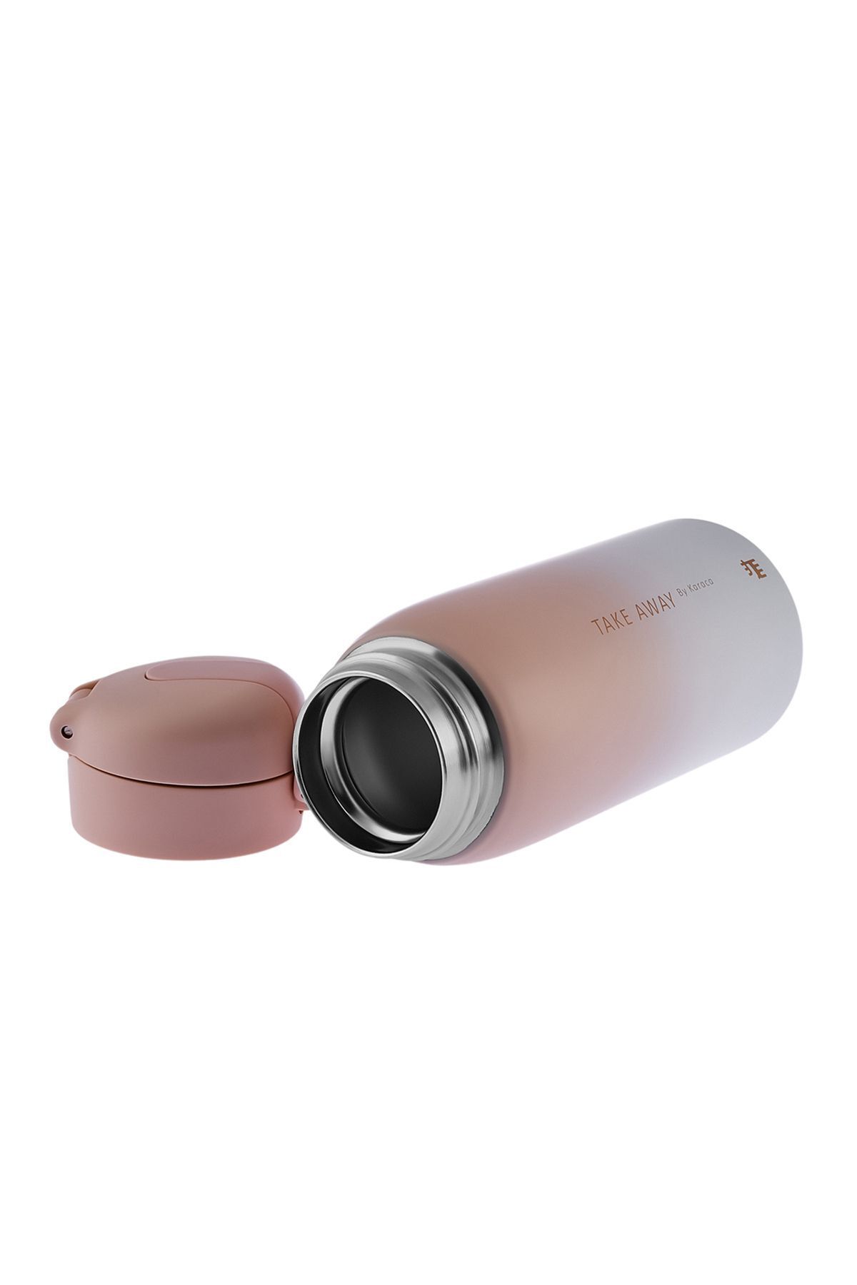 فلاسک صورتی Skyfall Steel Sealing Thermos 350 میل Karaca