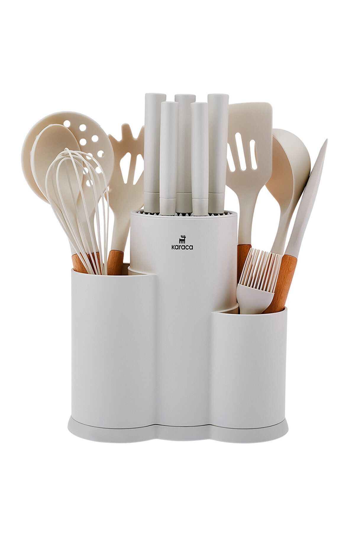 Karaca-Karaca Burby Creme 14-teiliges Messer-Set 6