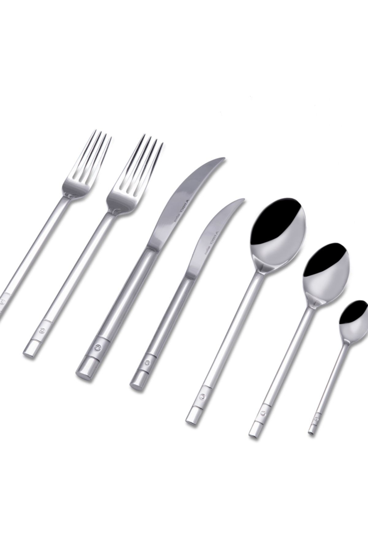 Karaca-84 Pieces Elegance Sand New Diamond Cutlery Set for 12 Persons 2