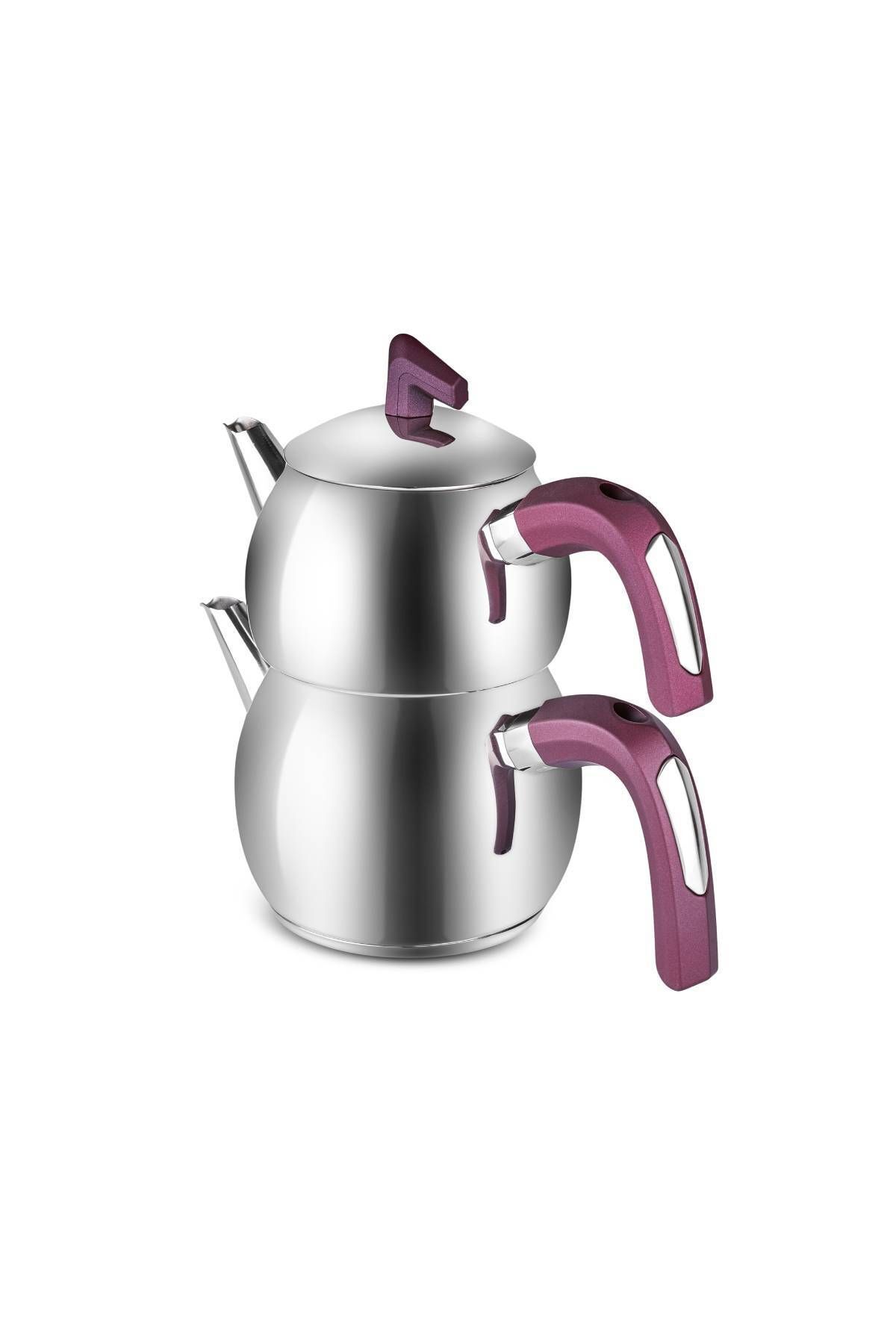 Karaca-Plum Viola Induction Based Midi Teapot Set 4