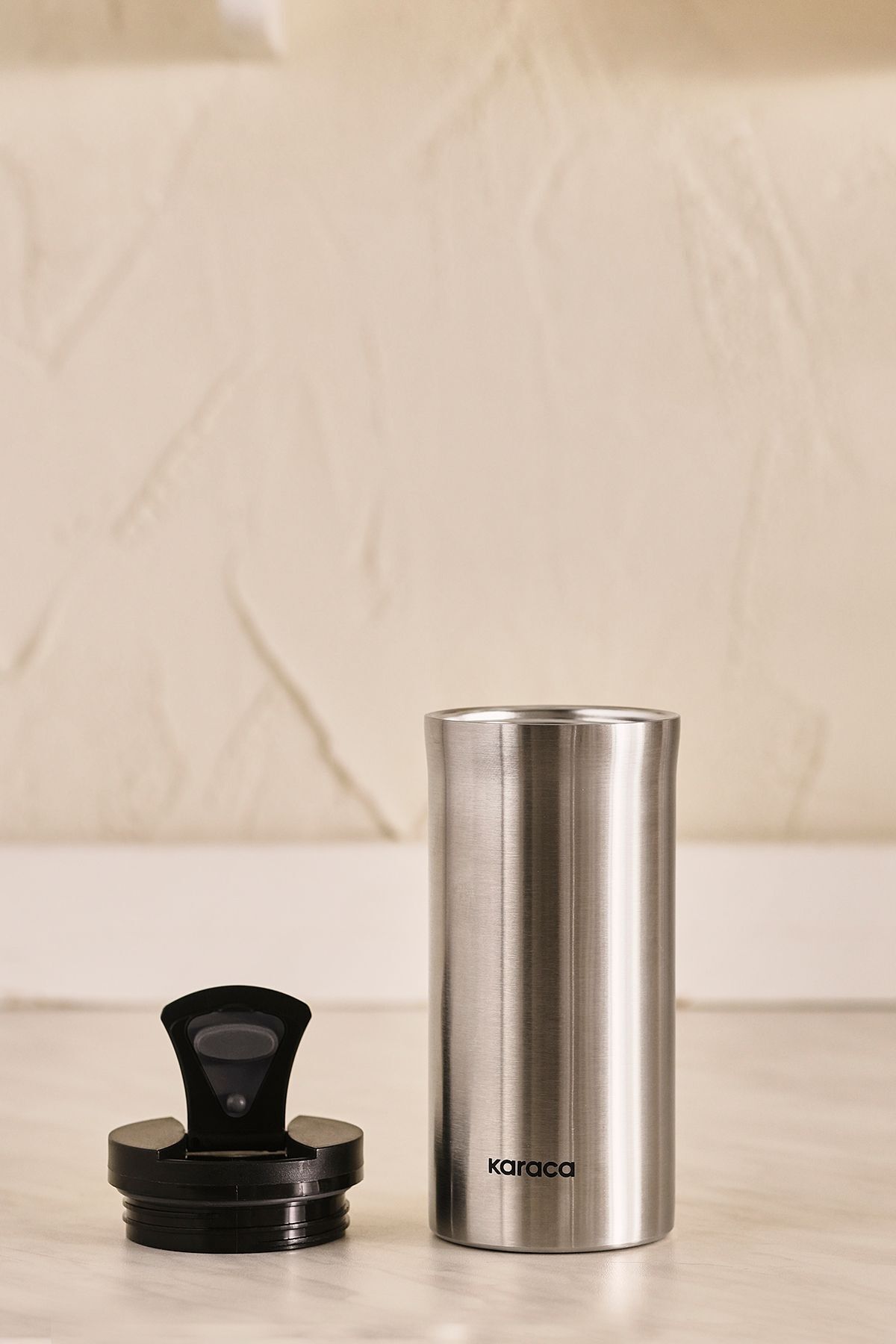 فلاسک نقرهای Go Star Steel Sealing Thermos 300 میل Karaca
