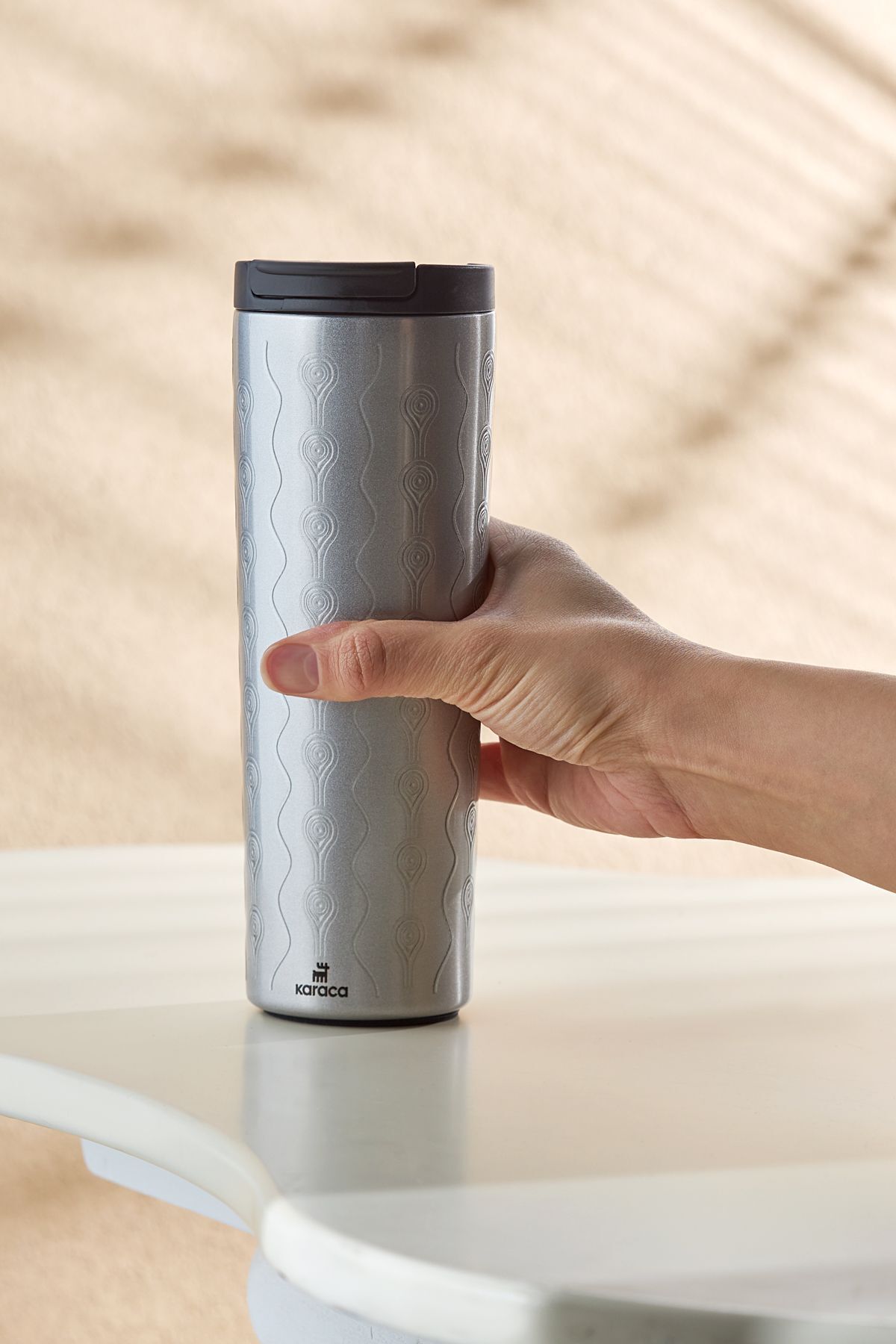 فلاسک  نقره اي کاراجاKaraca | 153.09.01.3017-1 اورجینال - تصویر 3