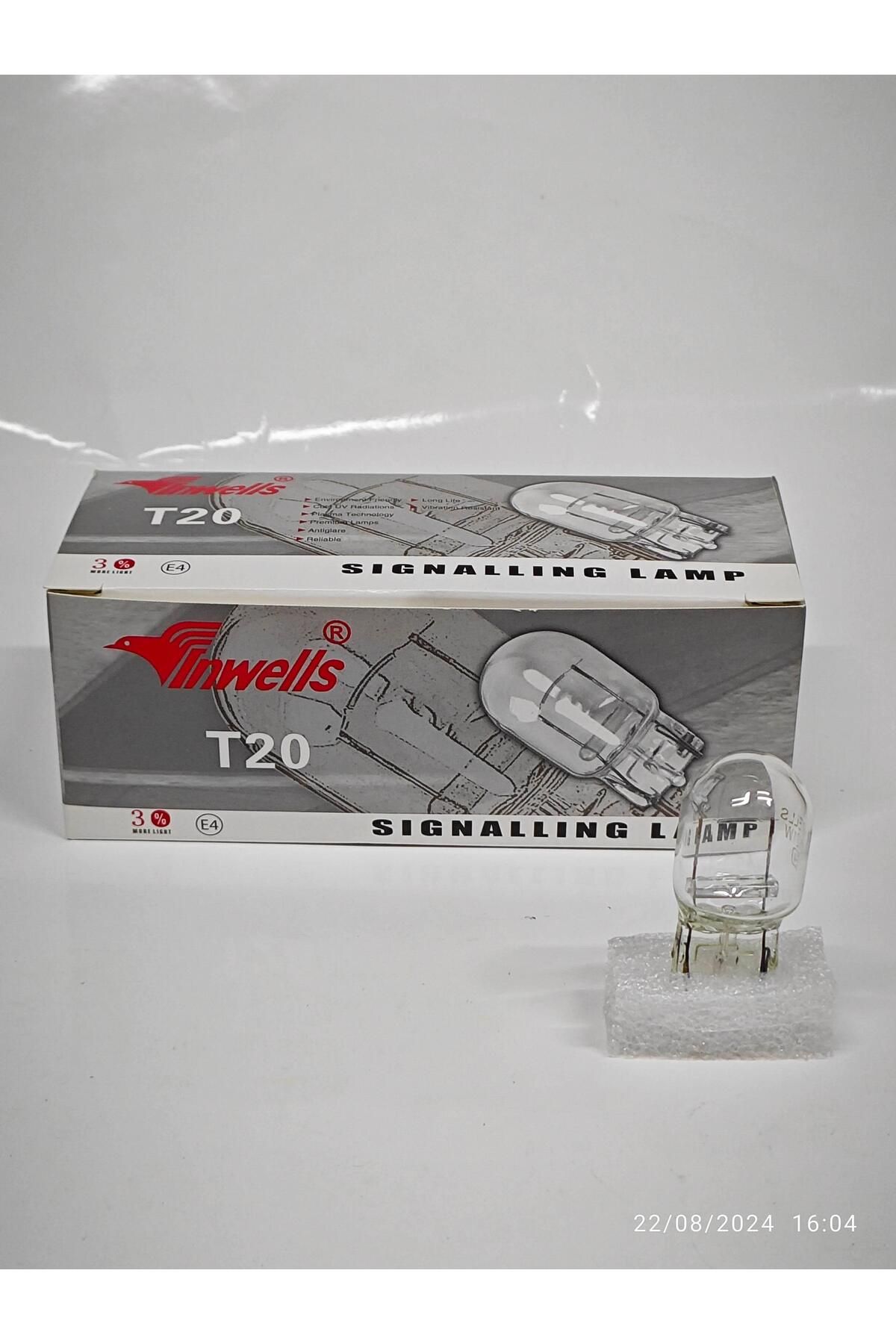 İnwells  12v 93 21w Dipsiz Ampul 10 Adet İnw001075