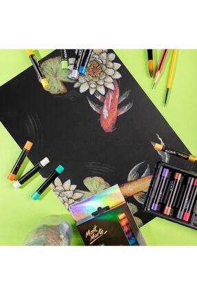 Mont Marte Metalik Yağlı Pastel 12'li Signature