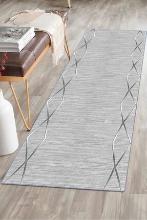 G&C HOME Dijital Kaymaz Yıkanabilir Modern İskandinav Mutfak Halısı Salon Hal...