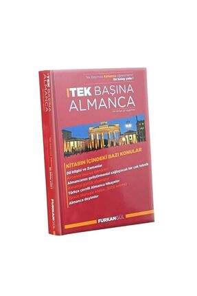 TEK Başına Almanca, A1 - C2 Tüm seviyeler, 3000 kelime öğrenme kitabı, Okunuş...