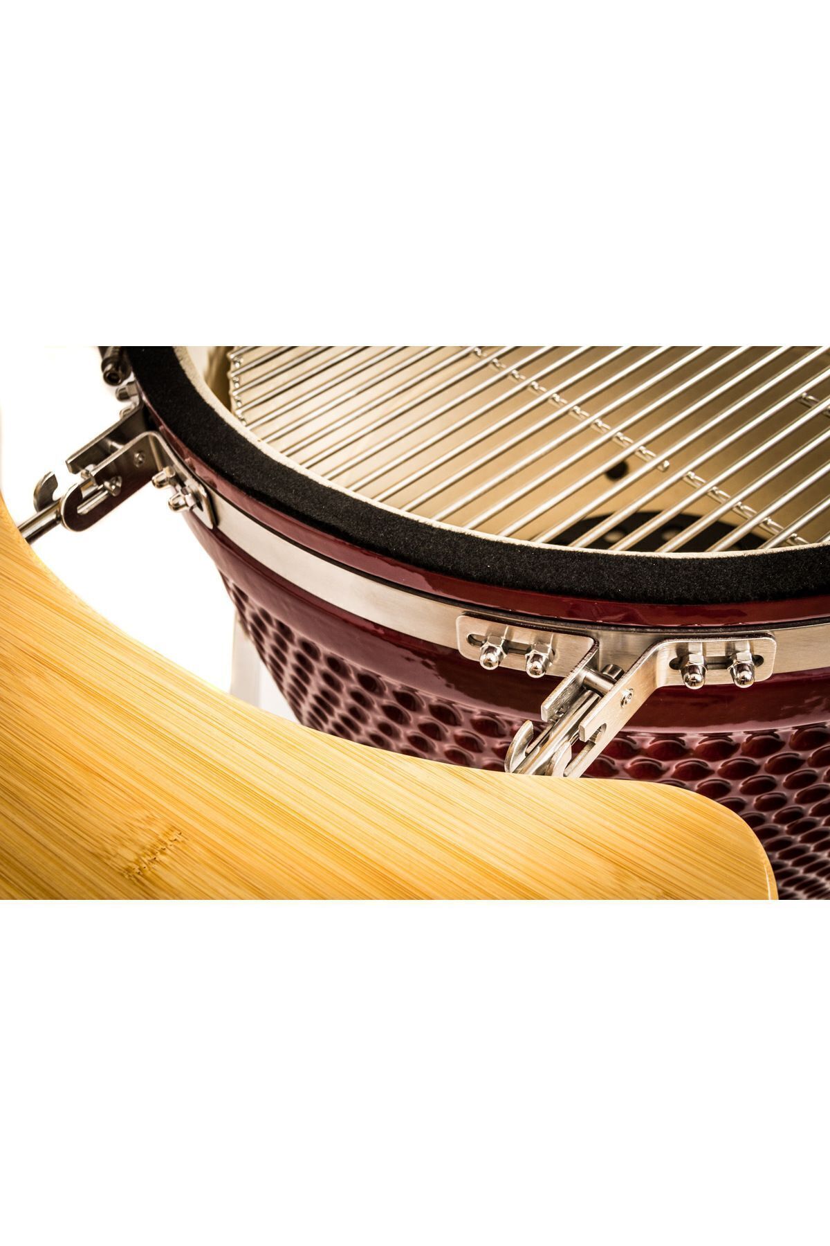 21'' 55cm Standlı Taşınabilir Kamado Seramik Barbekü Mangal 6