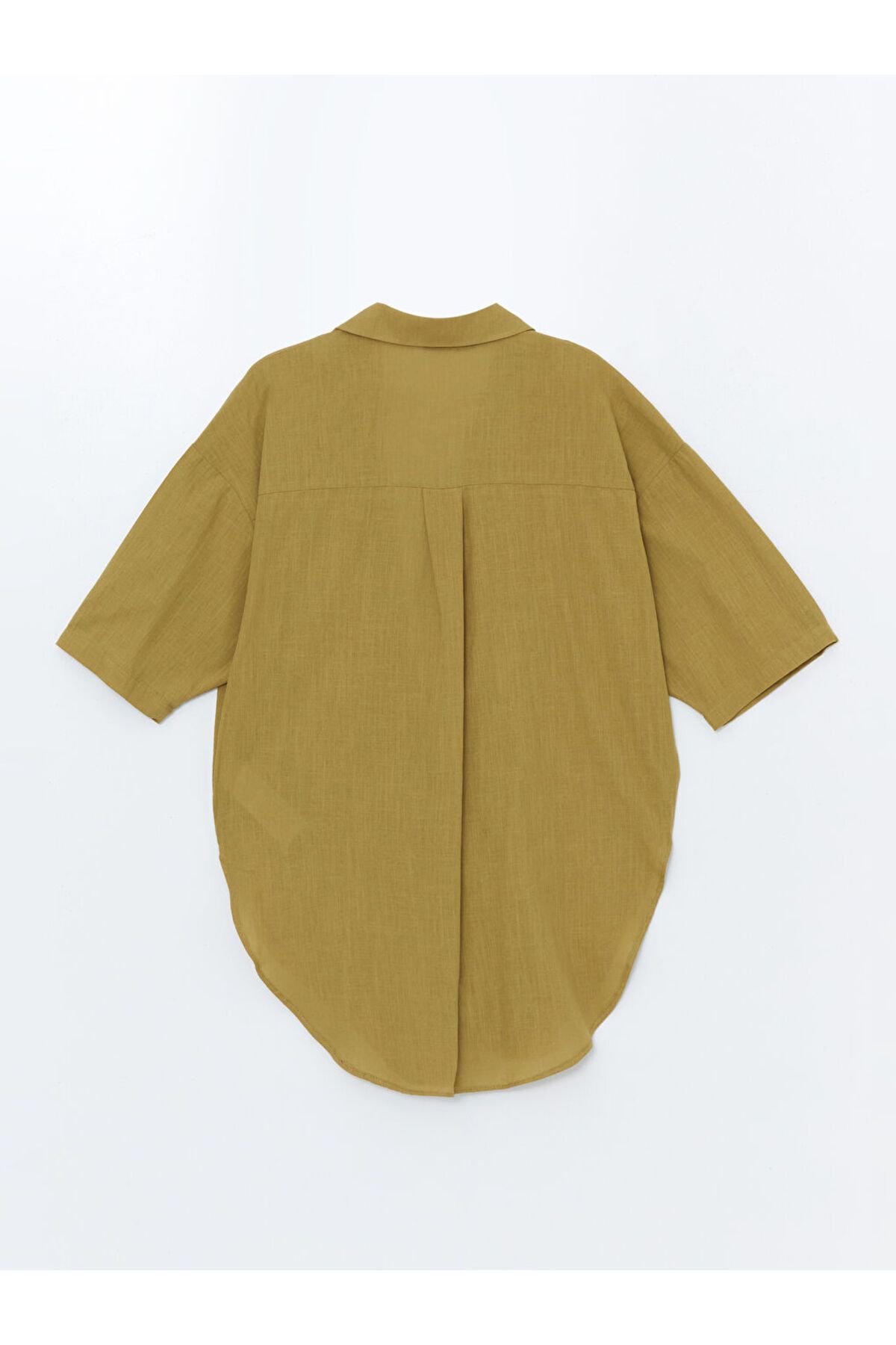 Şal Yaka Düz Oversize Keten Görünümlü Kadın Kimono