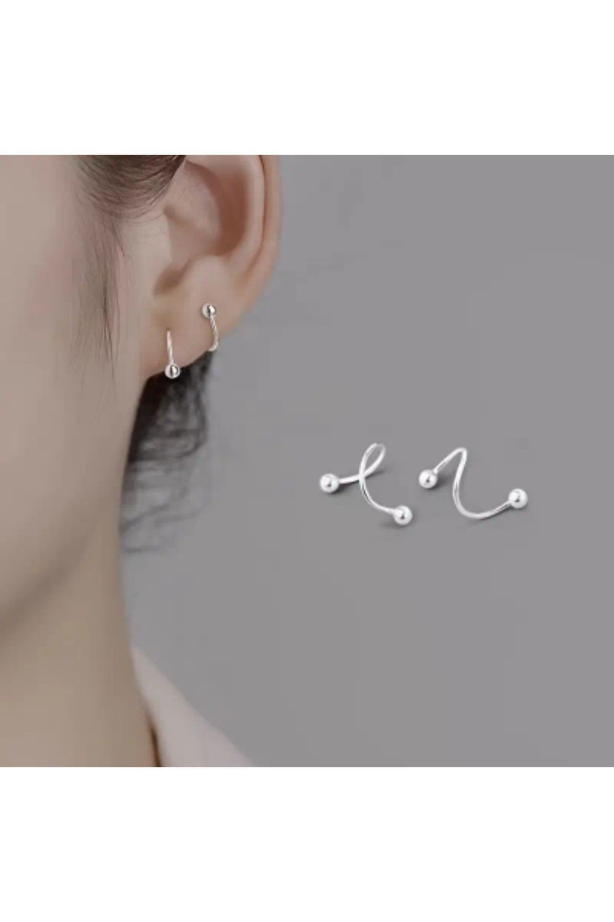 Alyonajewelry-حلق برغي فولاذي مزين بالخرز 6