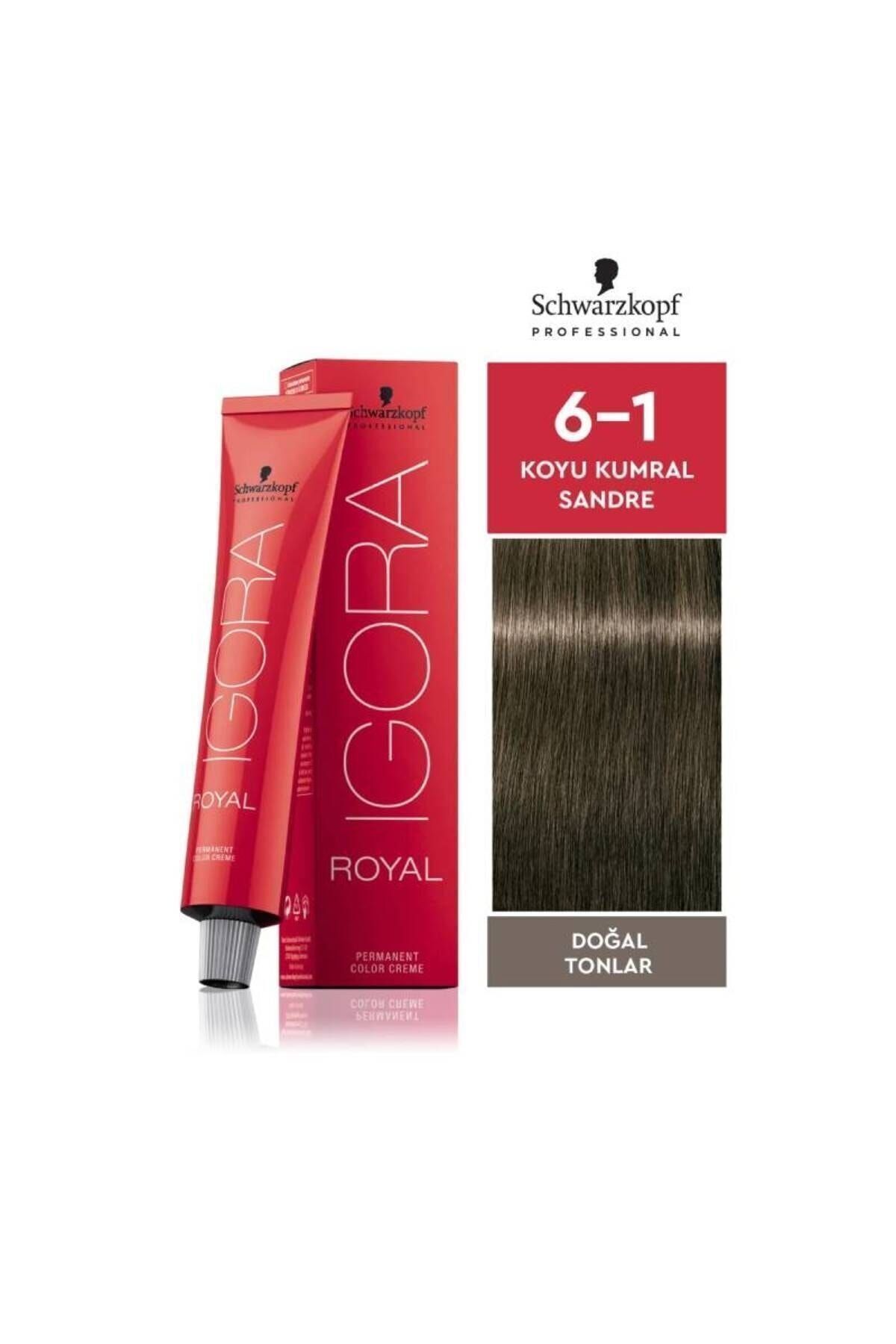 Schwarzkopf Igora Royal Doğal Tonlar 6-1 Koyu Kumral Sandre Saç Boyası 60ml