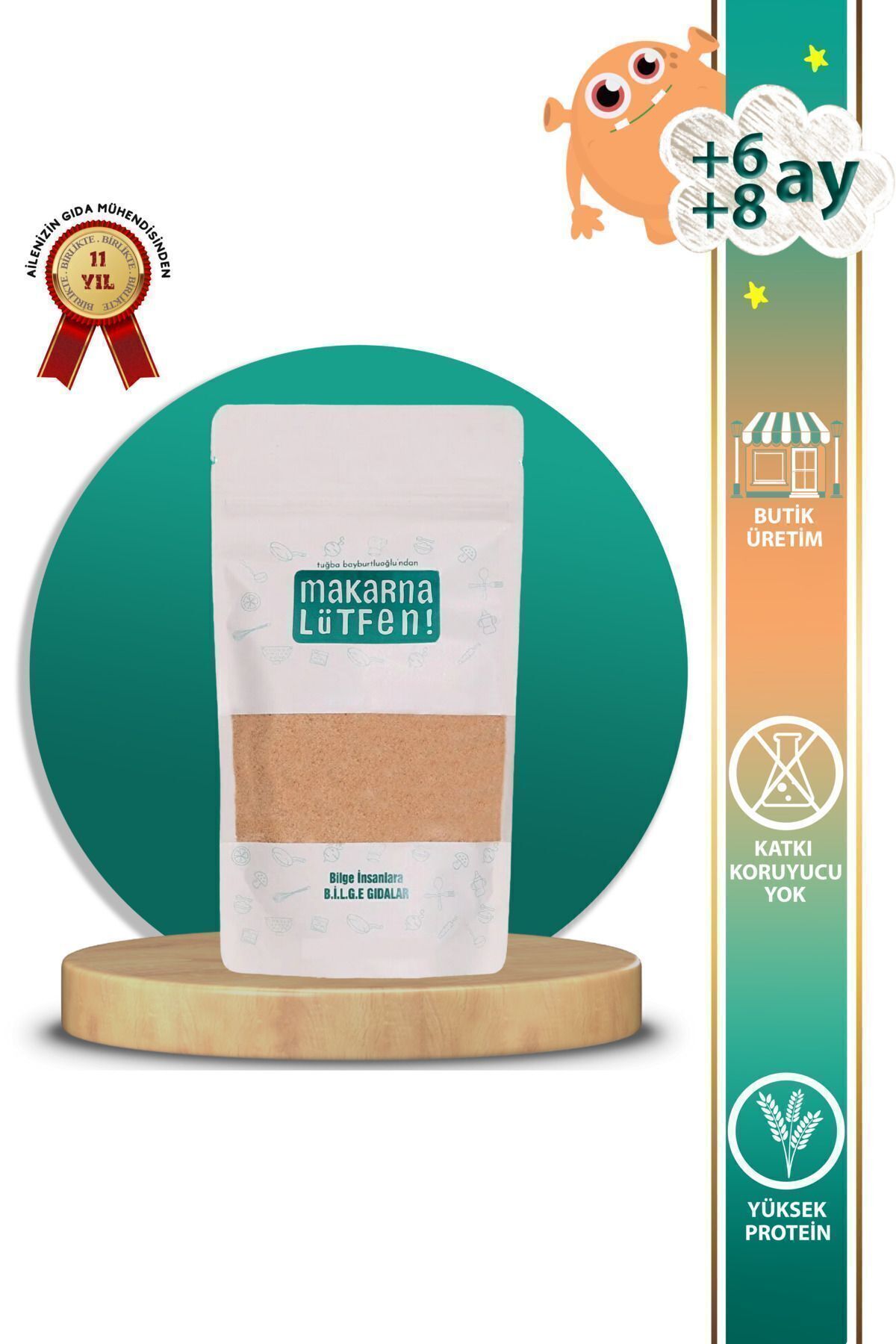 Makarna Lütfen Tuzsuz Kırmızı Tarhana ( 6 8 Ay - 200 Gram)