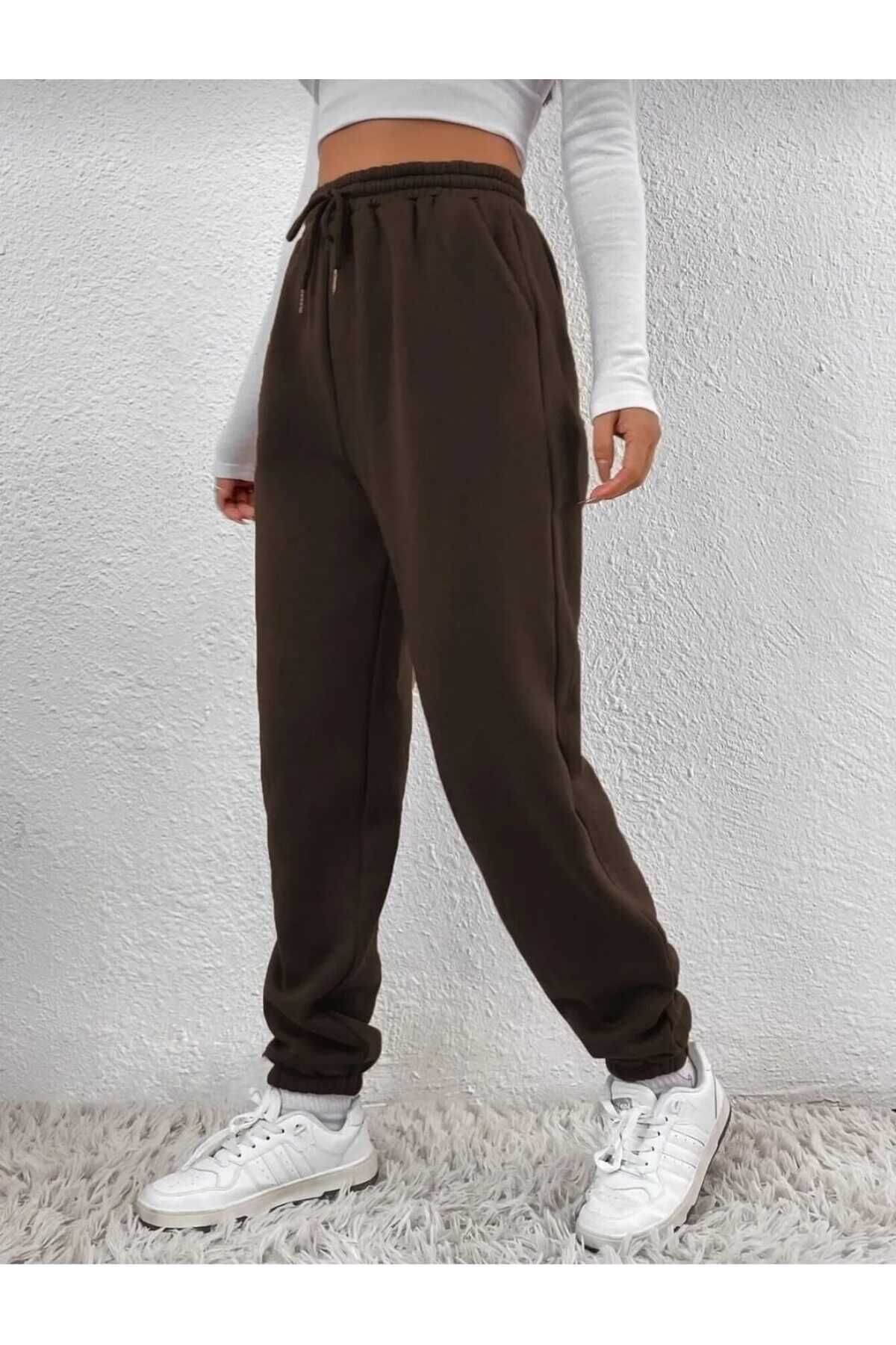 TNR SPORT-High Waist Elastic Jogger Sweatpants 5