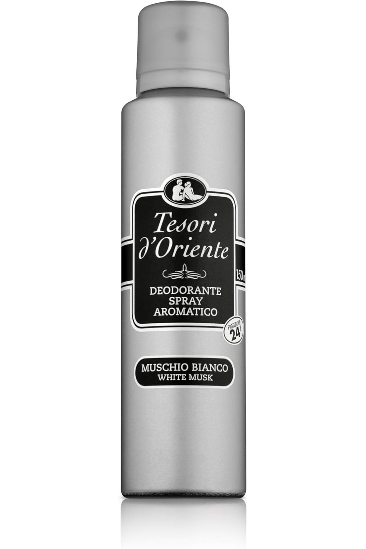 Muschio Bianco-White Musk- Deodorant Spray Aromatico- Deodorant Italian- White Musk- 150 ml Tesori d'Oriente