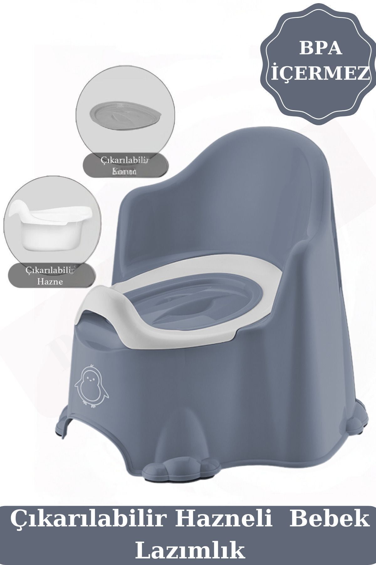 Zuu Baby Comfort Taşınabilir Lazımlık – Çocuk Tuvalet Eğitimi Alıştırma Lazımlığı