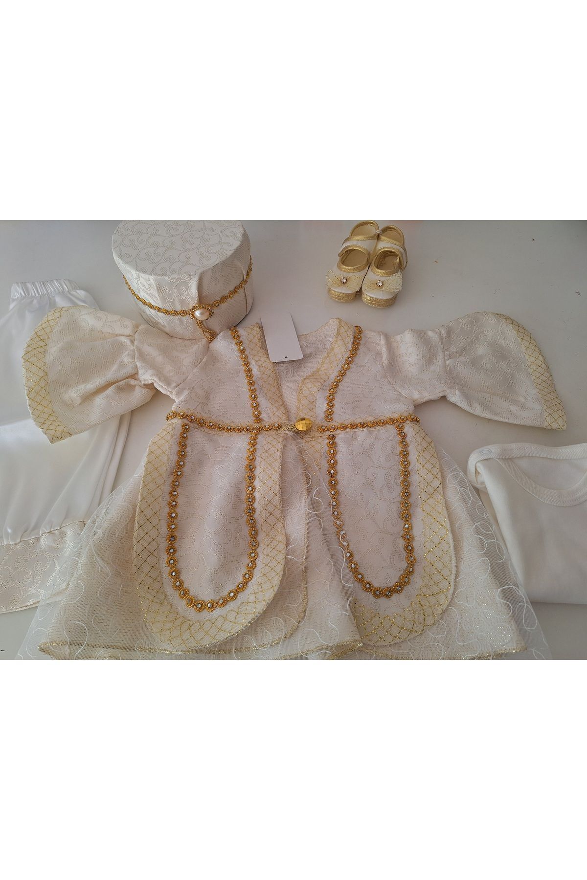 biyan collection Kız Bebek Mevlütlük Kına Takımı Kınalık Hürrem Set Bebek Hediyelik fotoğrafı 2 (önizleme)