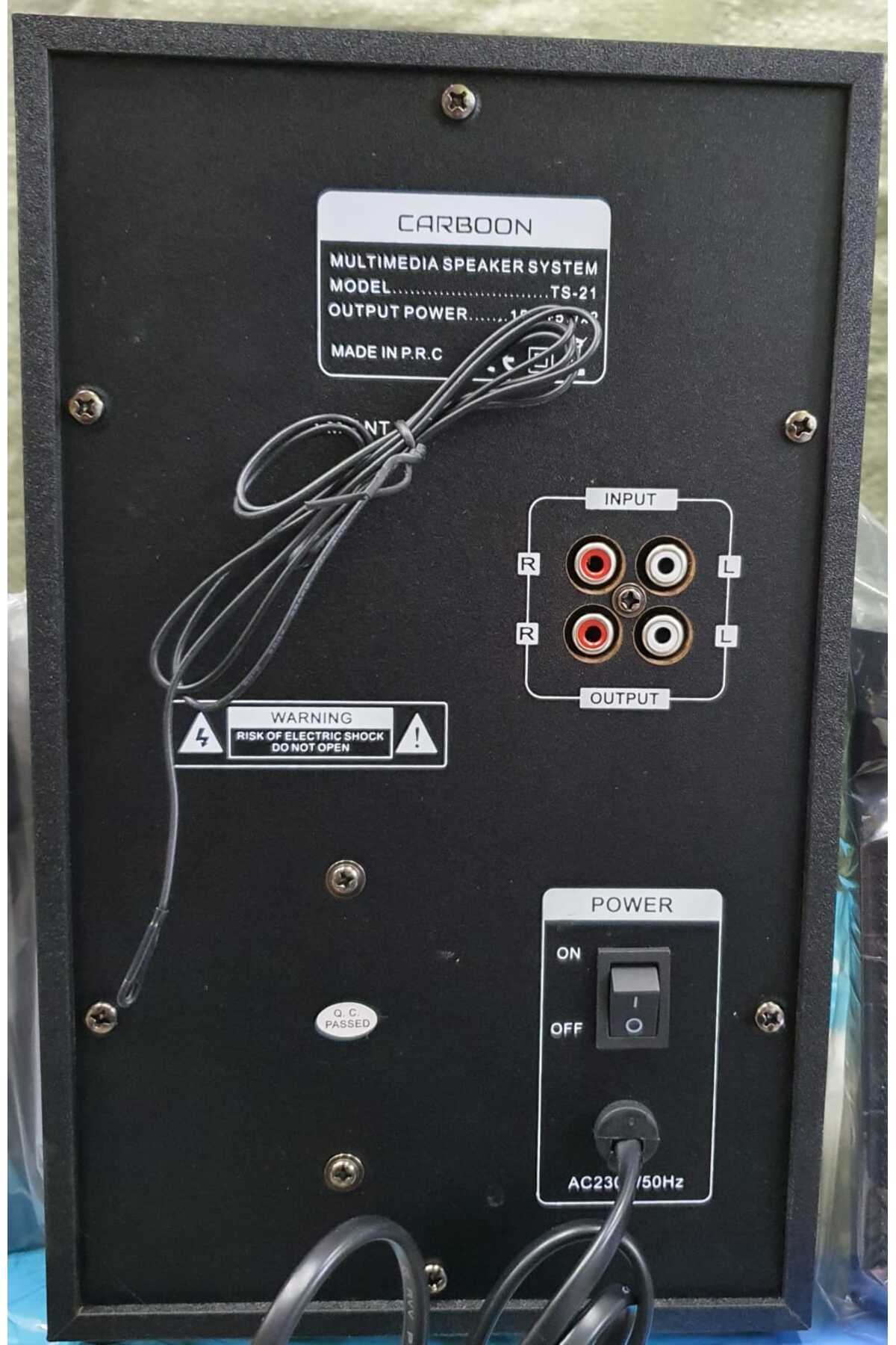 2+1 Ses Sistemi Fm Radyo Sd Kart Usb Bluetooth Uzaktan Kumandalı Subwoofer Hoparlör 5