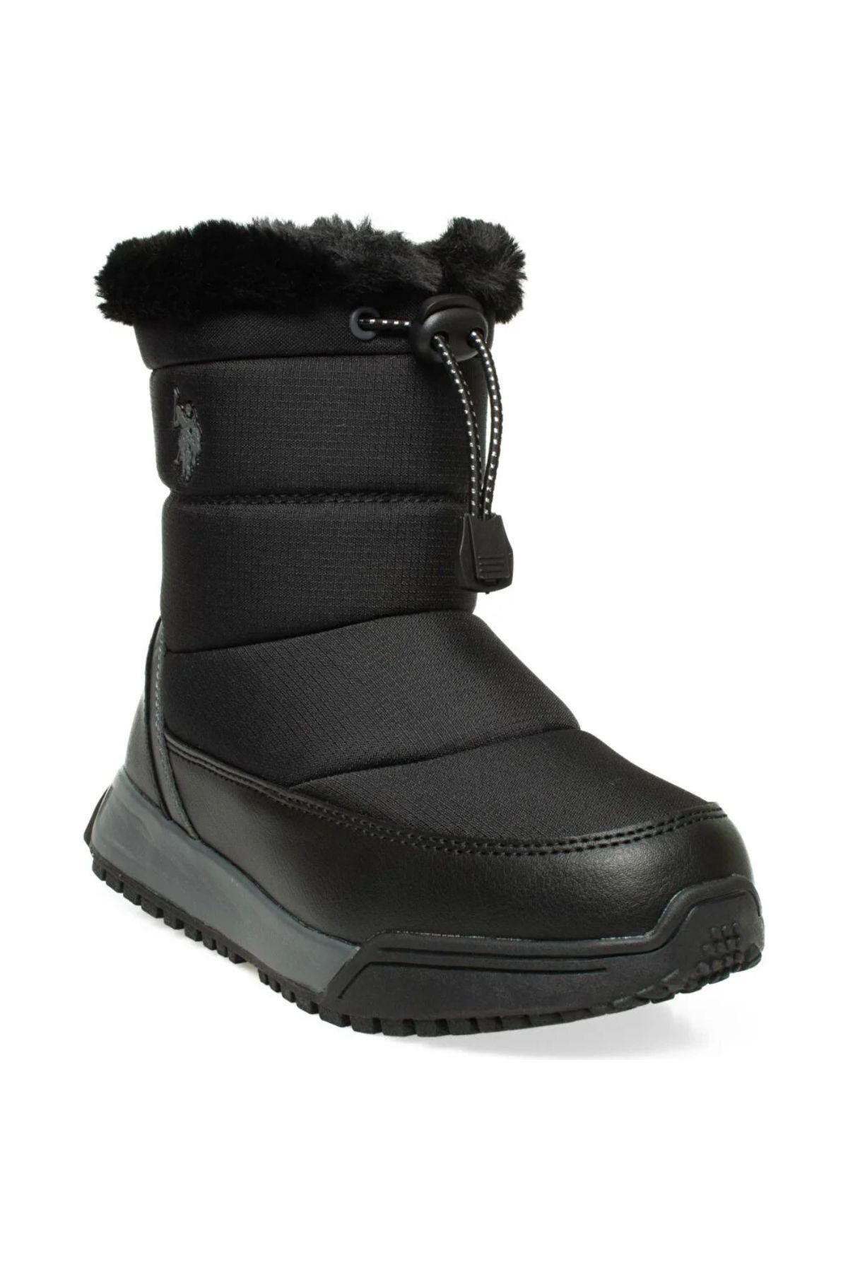چکمه و بوت مشکی دخترانه پسرانه بچگانه بارانی JR 3PR ان پوتین U.S. Polo Assn.