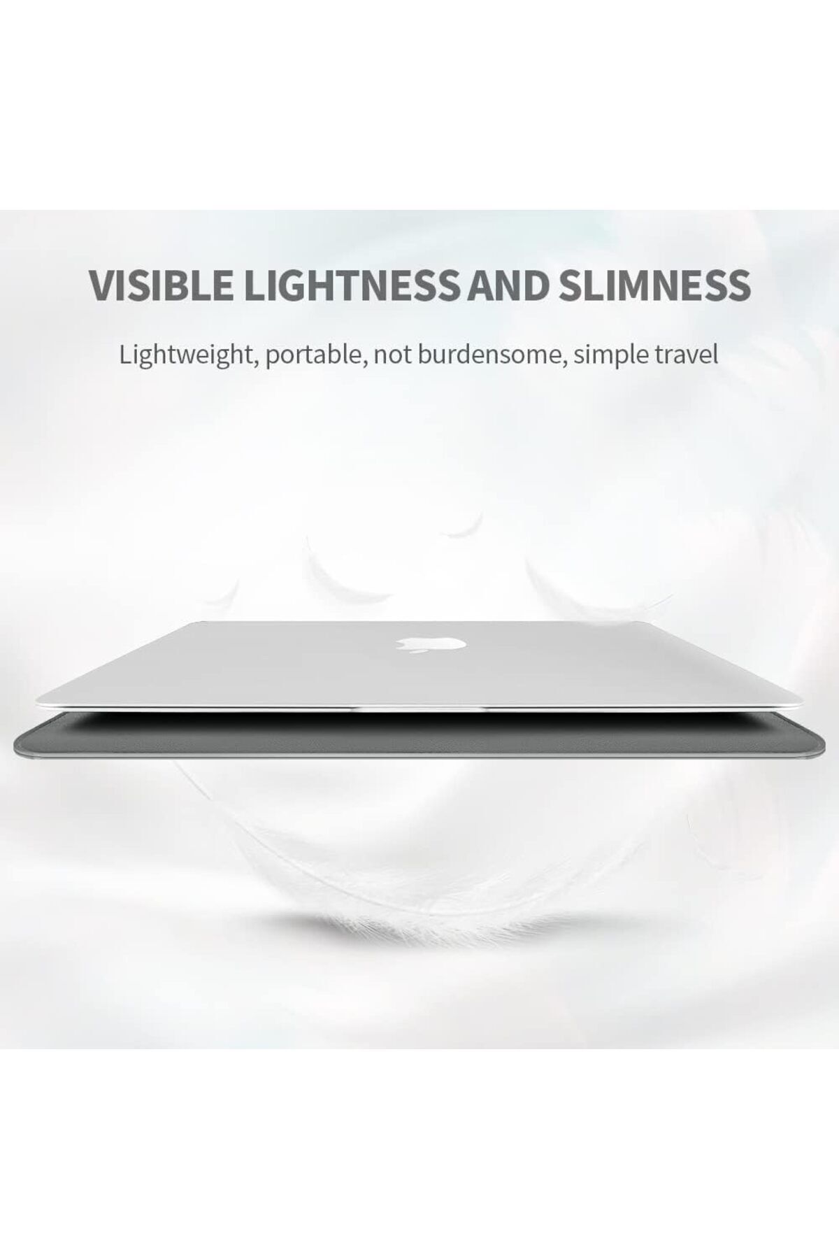 TEKNETSTORE-ماك بوك برو 14 بوصة - M3/M3 Pro/M3 Max A2992 حقيبة جلدية بحامل مغناطيسي 3