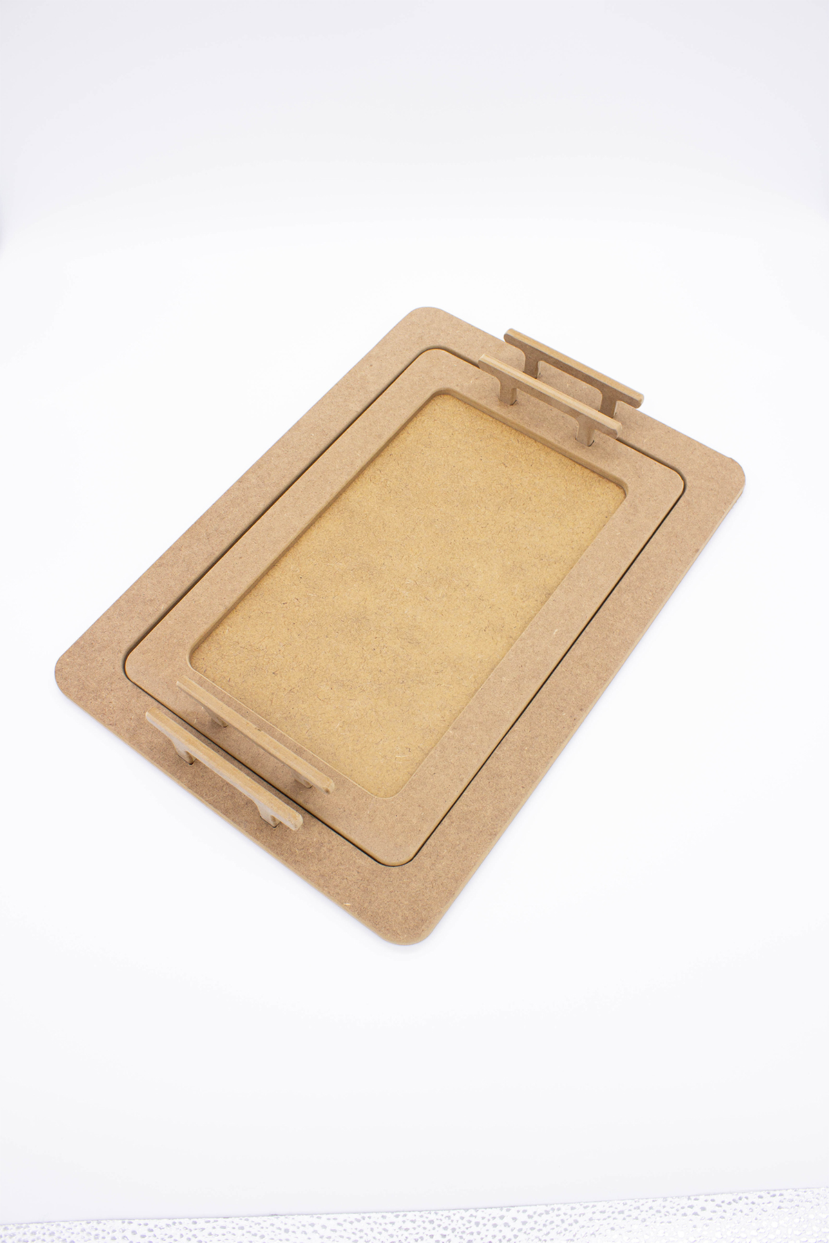 na neşeli ahşap Ahşap Diktörtgen Takım Tepsi .Ahşap sunum Tepsisi . Ham Ahşap hobi boyama . Söz Nişan Kutlama sunum