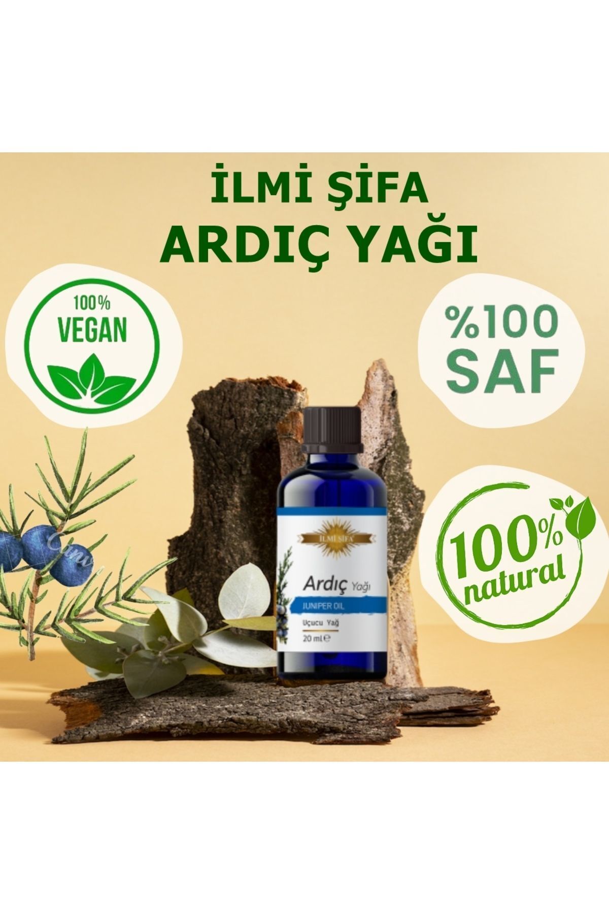 روغن عرعر 20 میلی لیتر (آرامش بخش، پرانرژی، قدرتمند) İLMİ ŞİFA