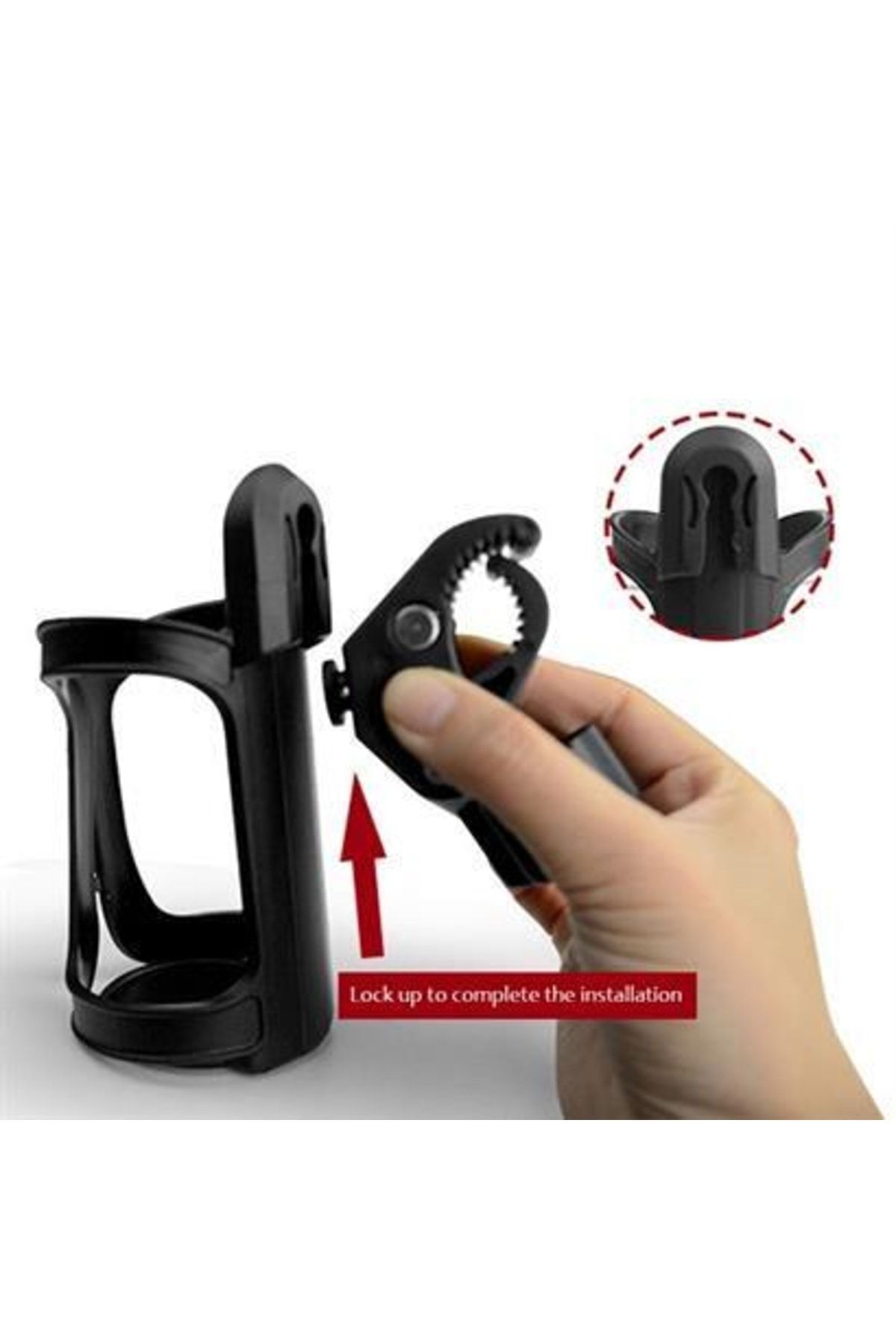 Roichil Bebek Arabası Bisiklet Uyumlu Ayarlanabilir Şişe Biberon Ve Suluk Tutucu fotoğrafı 3 (önizleme)