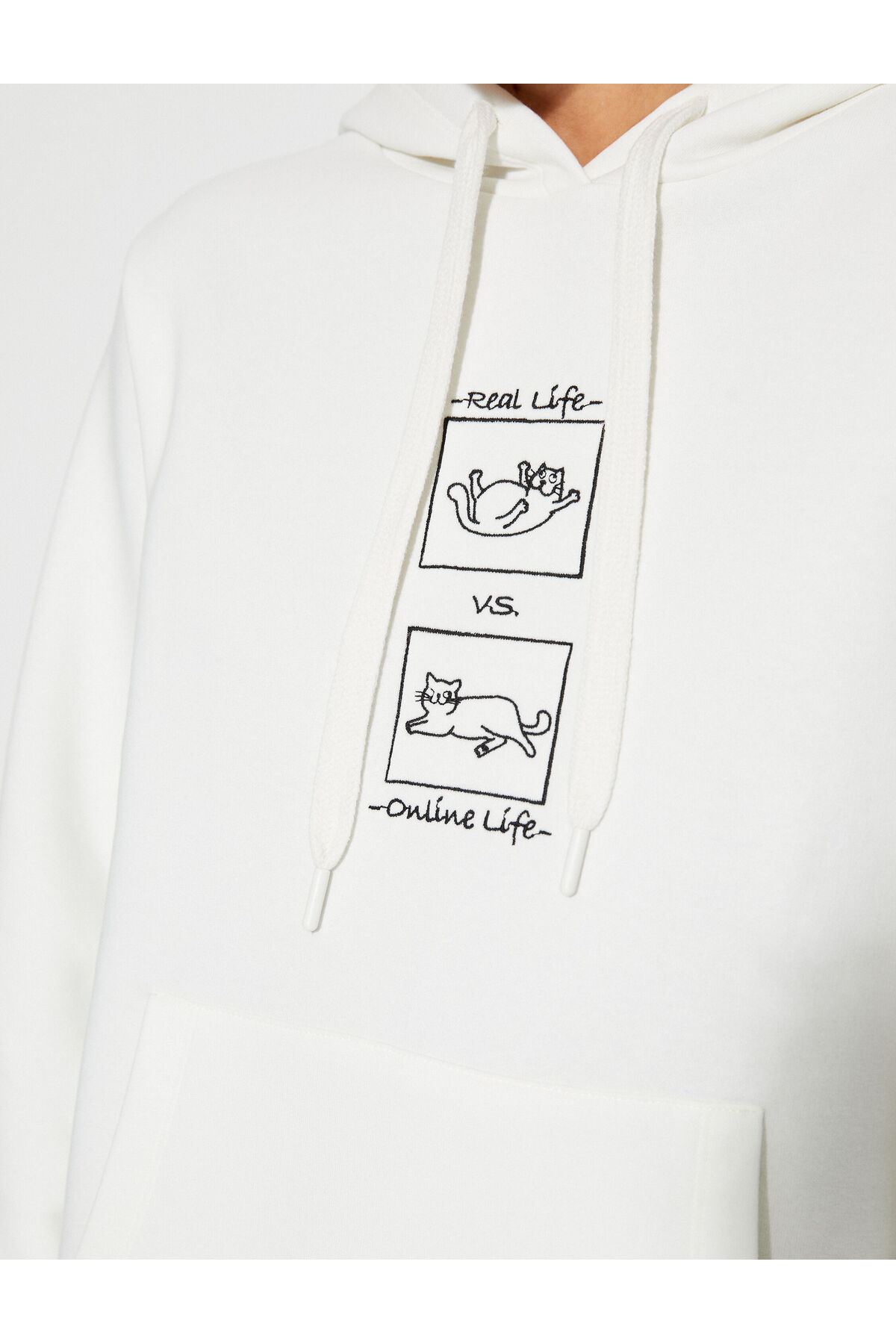 سویشرت زنانه اکرو کوتونKoton | 4WAL10053IK اورجینال - تصویر 6