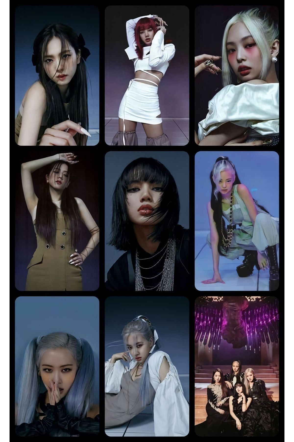 owl bag Black Pink 34 No -kpop- 9 Lu Fotokart Seti