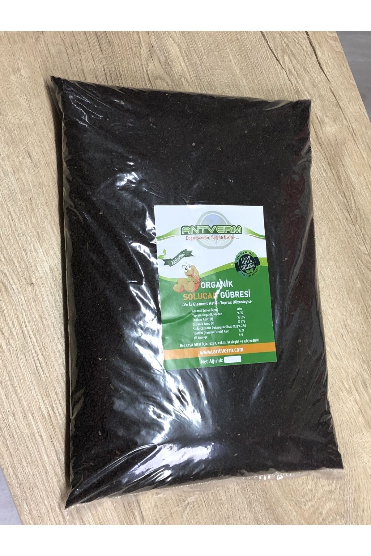 1 Litre Domates Biber Salatalık Patlıcan Kıvırcık Için Organik solucan Gübresi