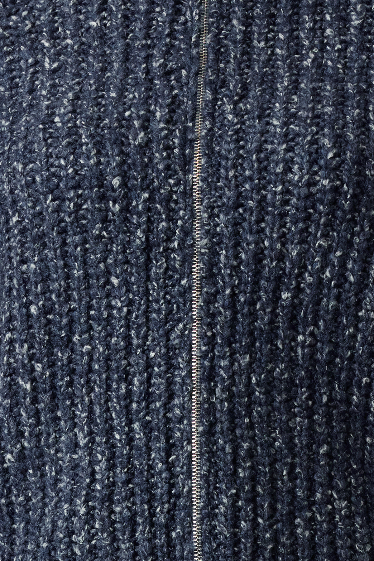 Trendyolmilla  Mavi Degrade Fermuarlı Pamuklu Triko Hırka TWOAW25HI00213 - Görsel 3