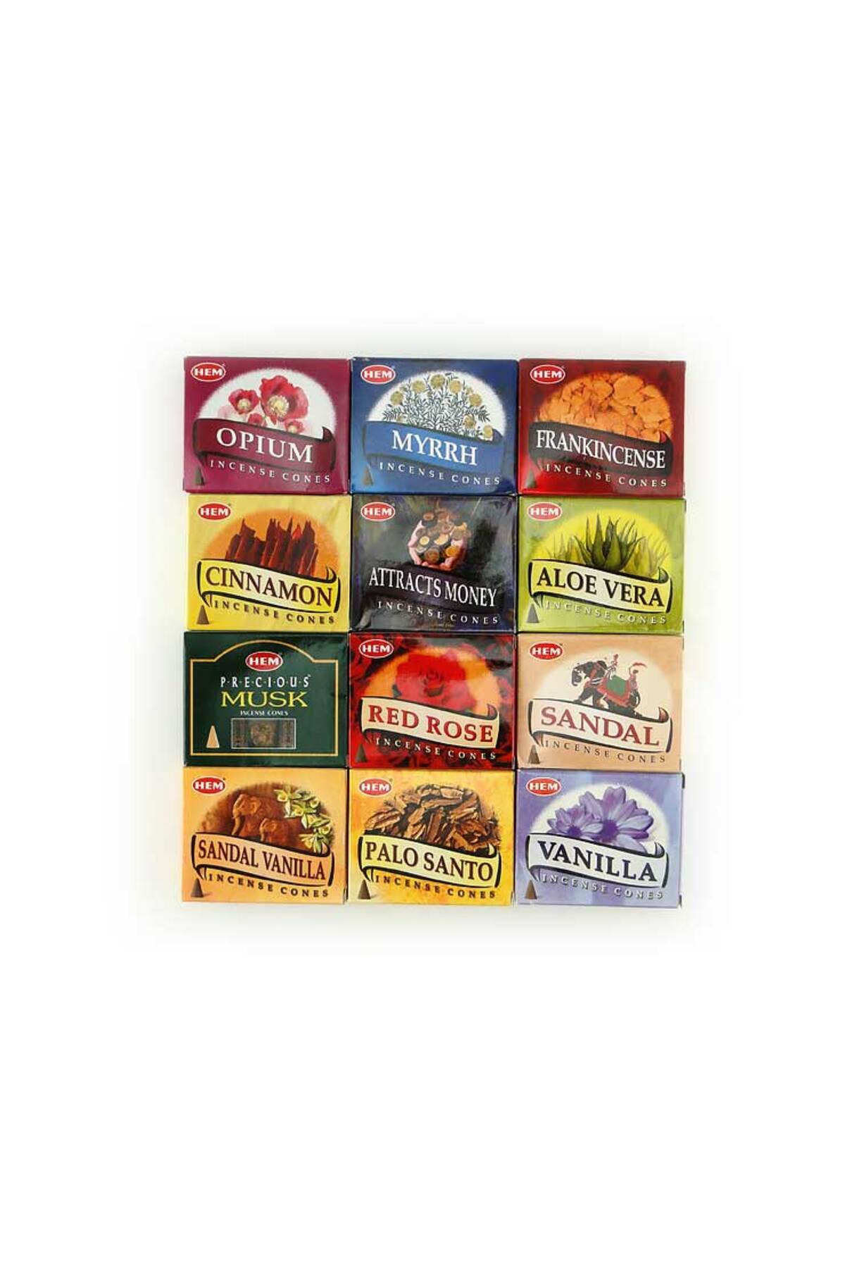 Mixed Conical Incense