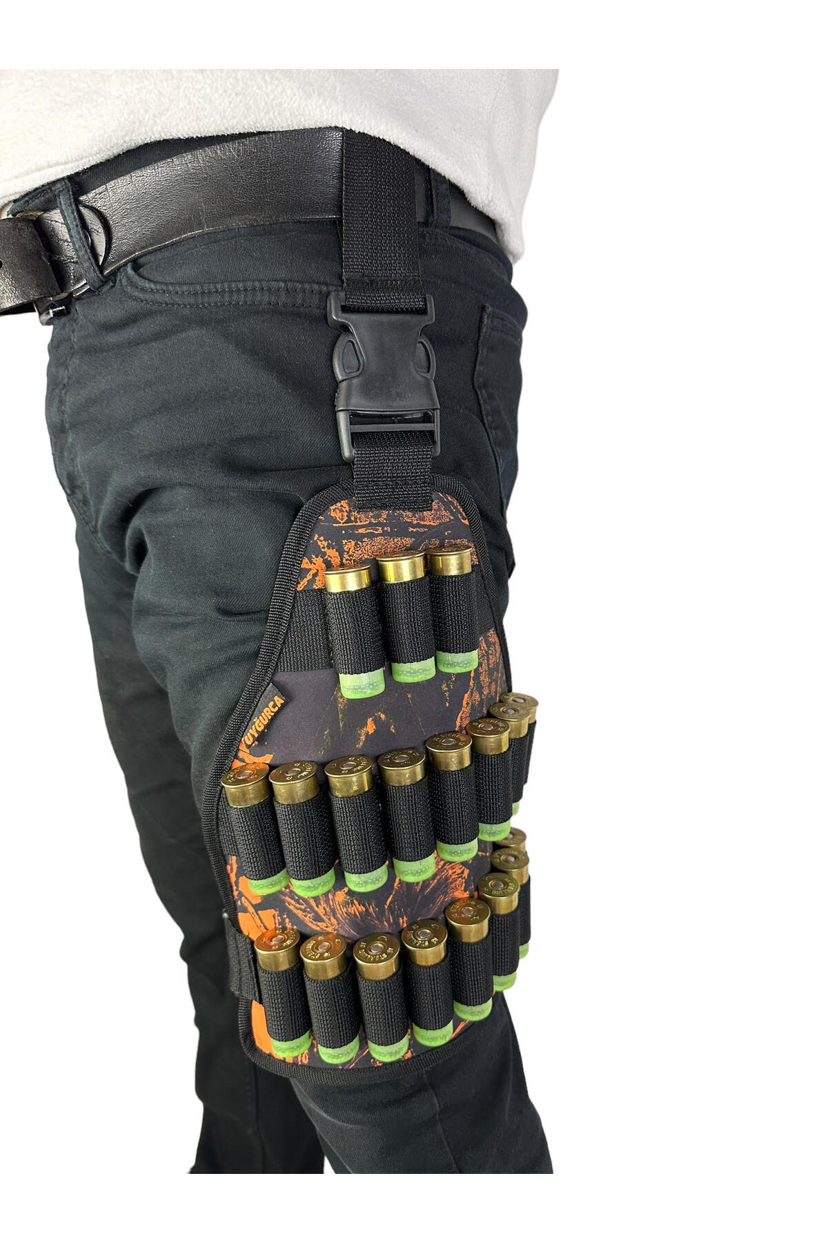 UYĞURCA Bacak Fişekliği - 19 Fişek Kapasiteli - 12 KALİBRE