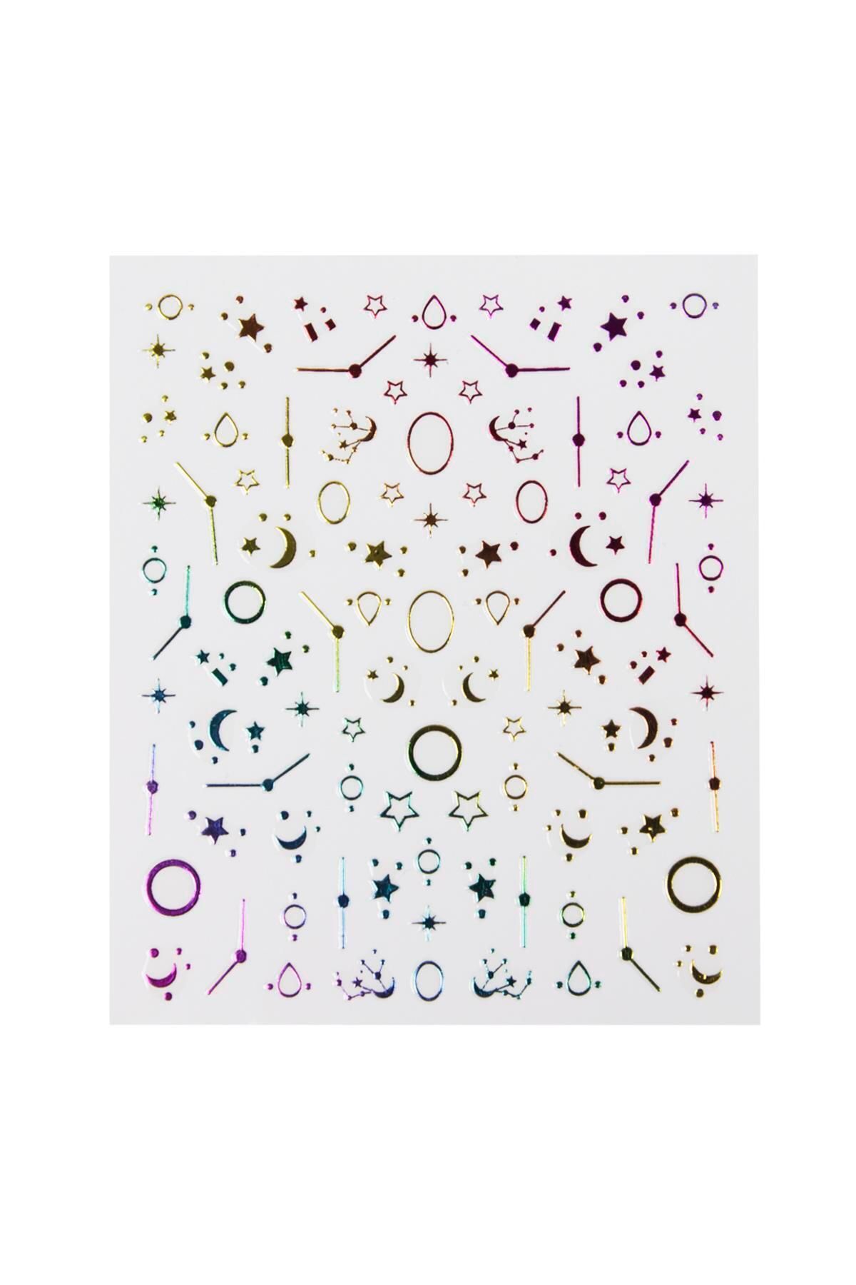 استیکر ناخن گلکسی - 04 Nascita