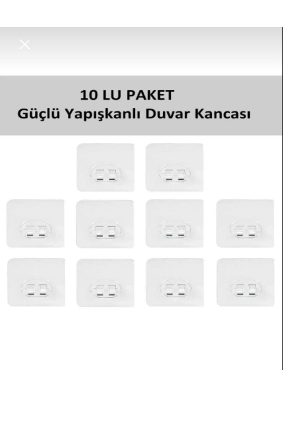 KILINÇ STORE 10 Adet Yapışkanlı Sticker,Su Geçirmez Askı