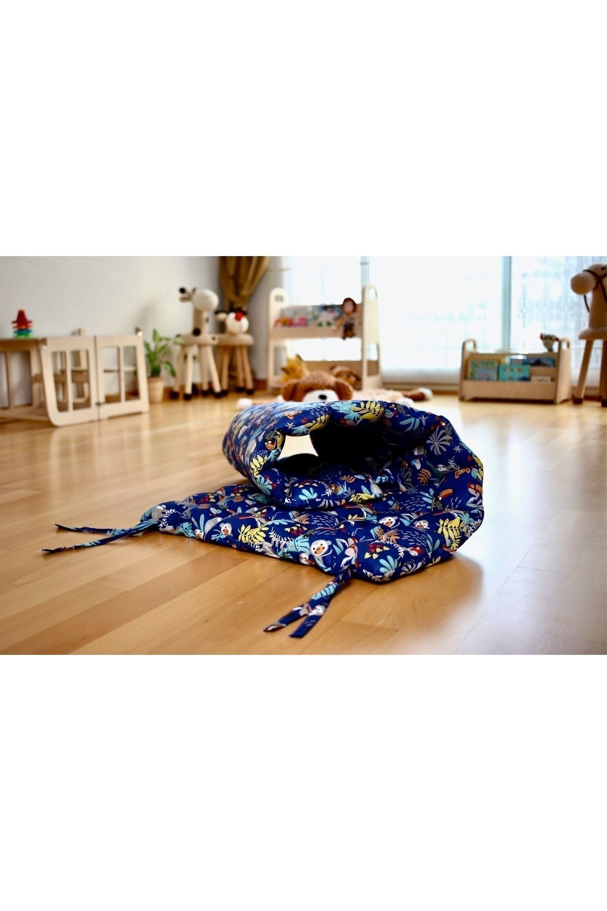 KIDOPPO Montessori Kemer için Yastık | Pikler Dönence Yastığı | Rahat Orman Desenli Yastık fotoğrafı 4 (önizleme)