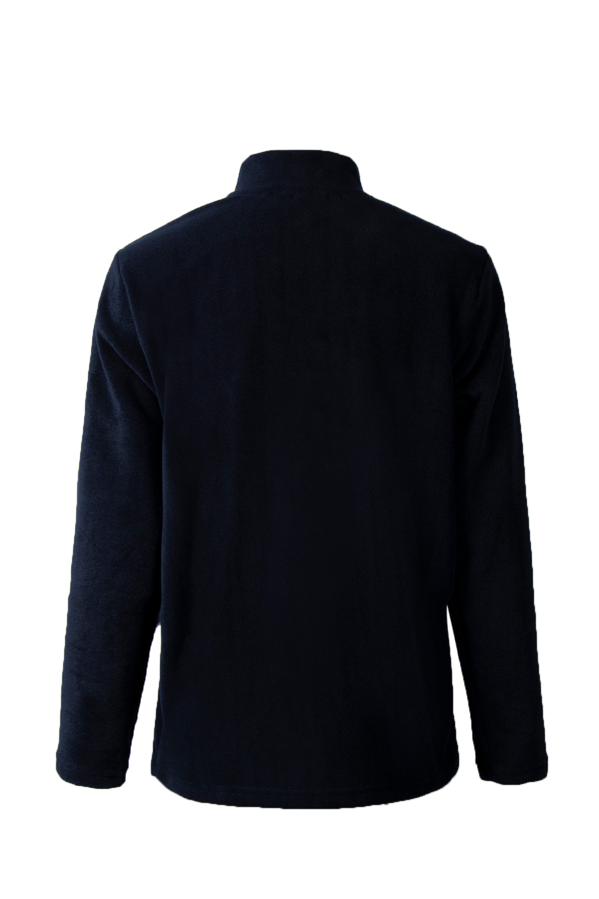 Lacivert Yarım Fermuarlı Regular Kalıp Dik Yaka Polar Sweatshirt — سرمه‌ای ADG24PLR210824 — تصویر 6 از 7