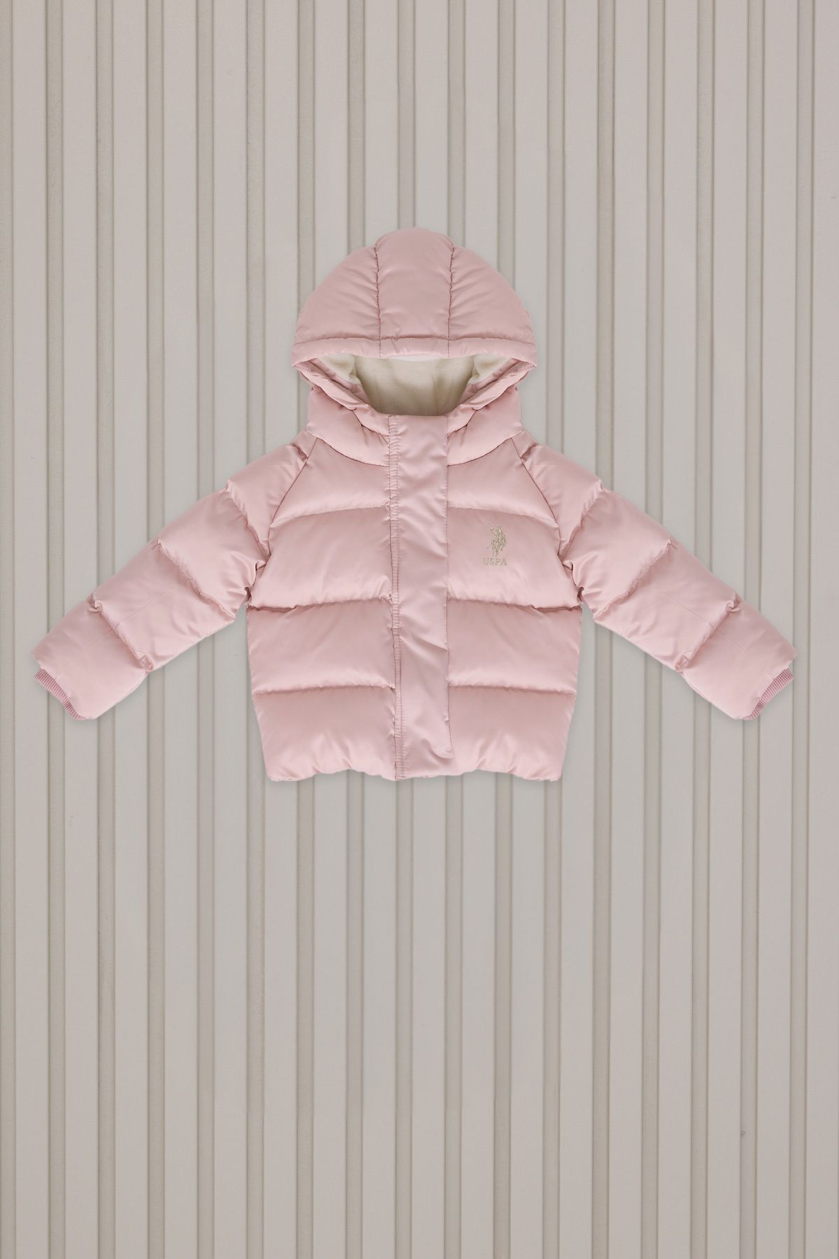 U.S. Polo Assn. Baby Girl Pink Baby Coat