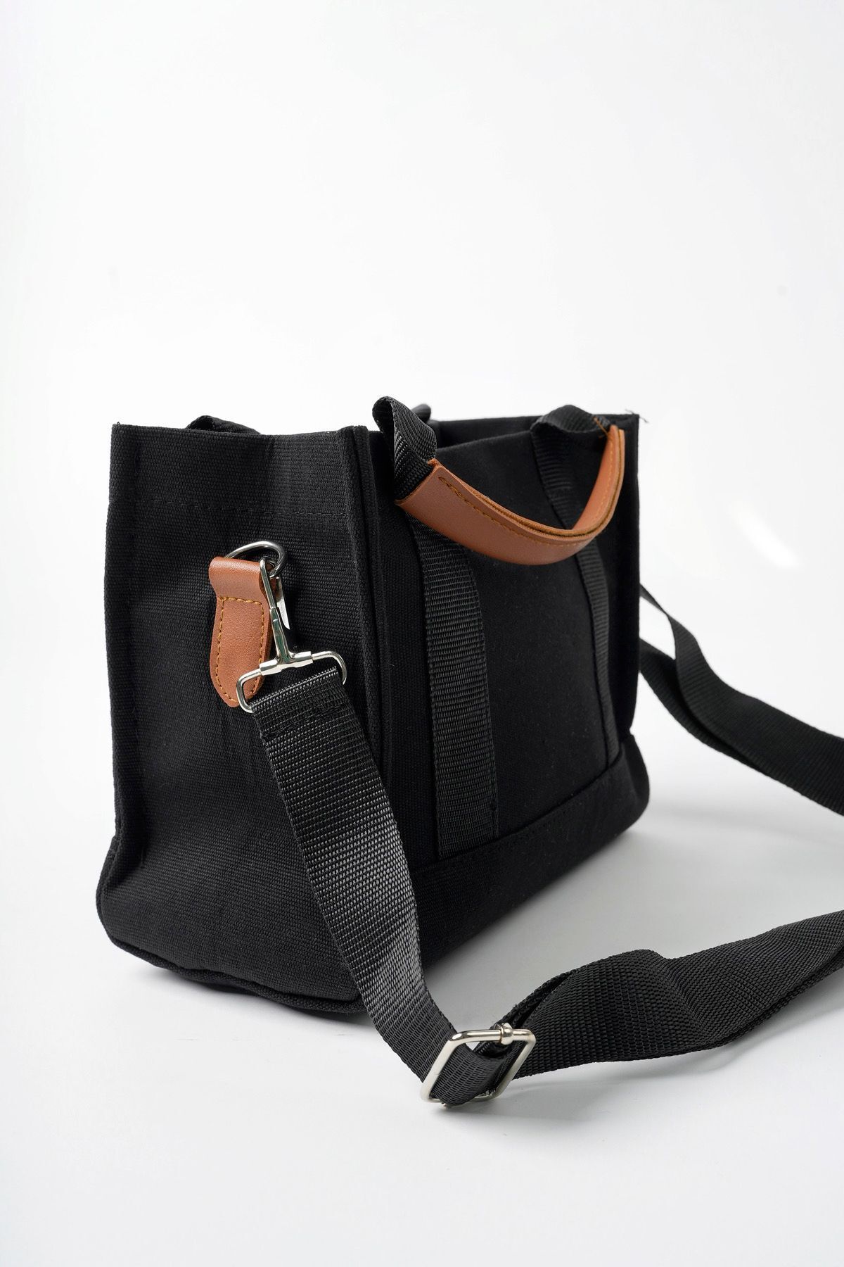 Z&M COLLECTION BAG SHOPPİNG-Canvas Tote Bag - Suitable for Hand, Arm and Shoulder Use, with Zipper and Adjustable Strap 2