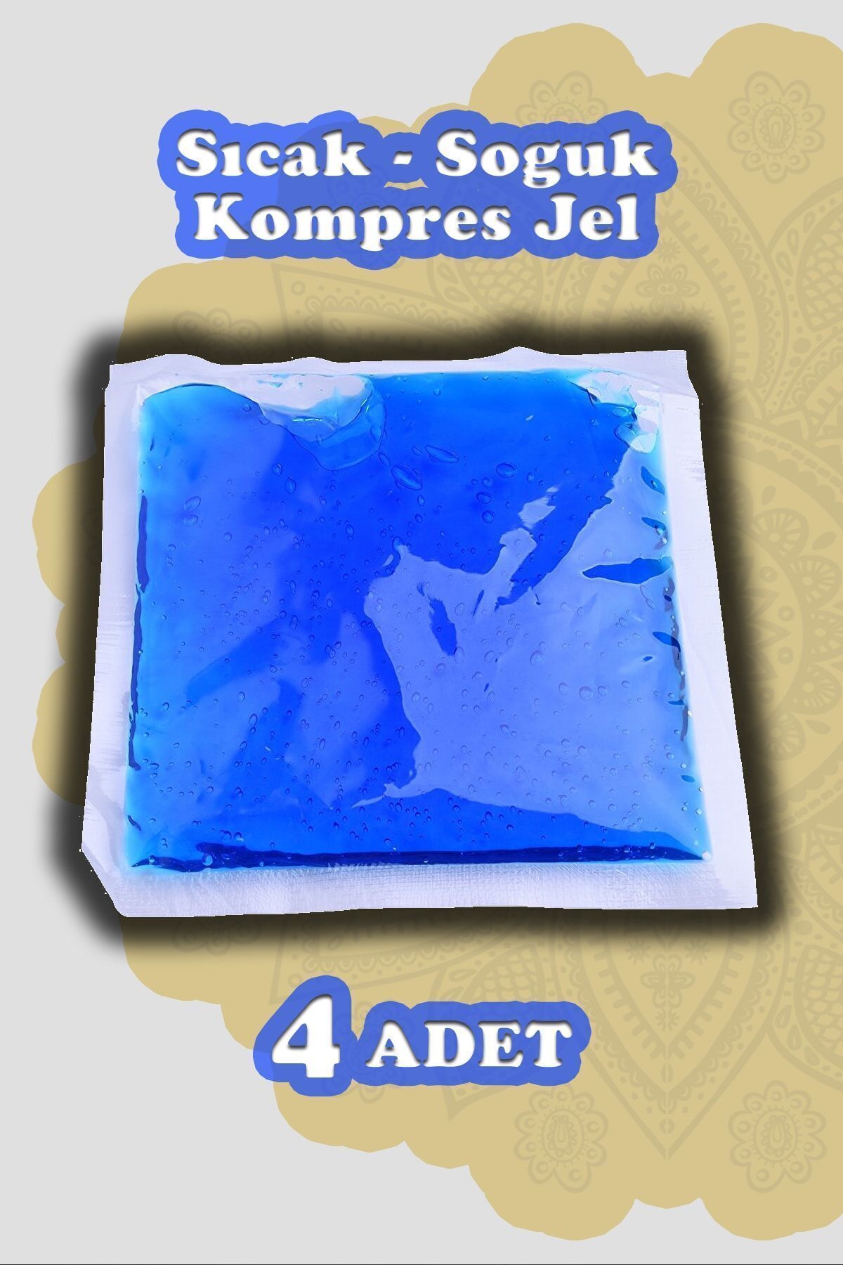 orthodent Sıcak Soğuk Termo Jel Kompres Buz Jel Termojel 4 Adet