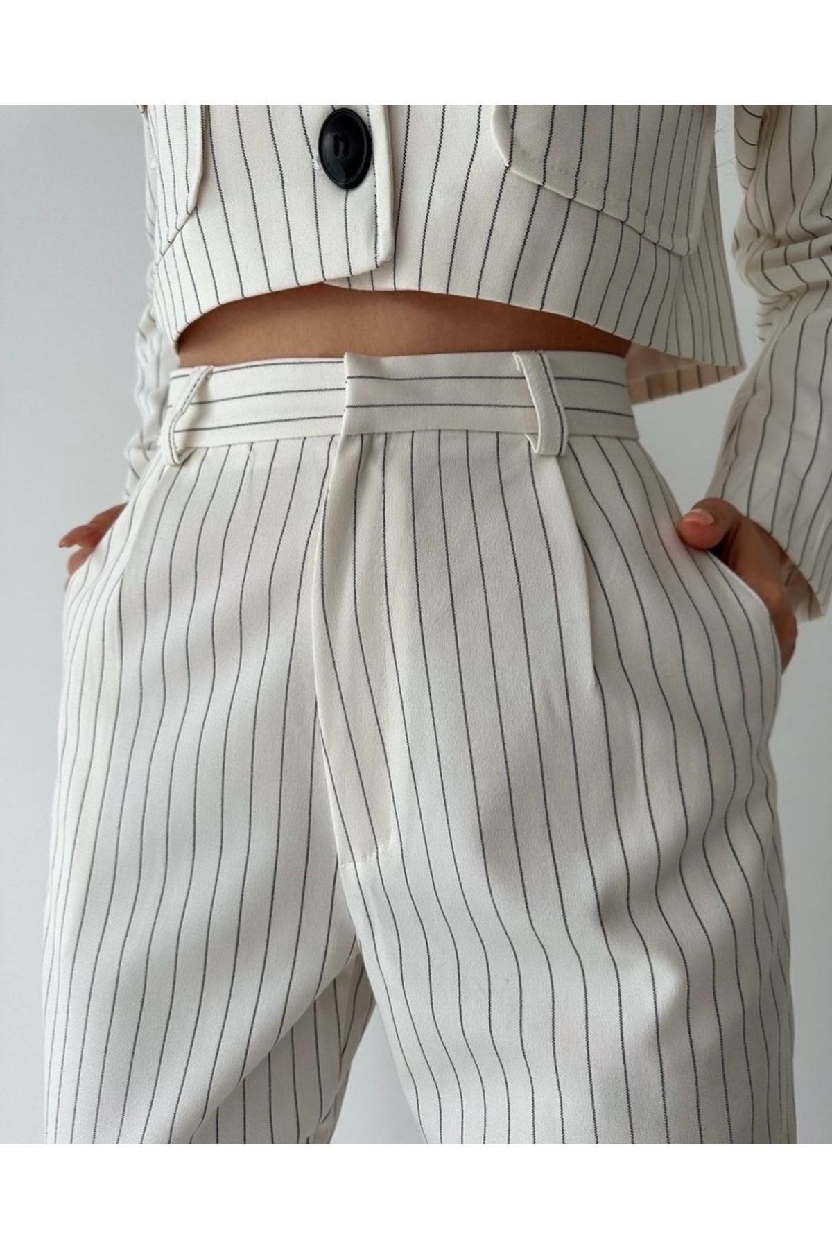 Leos Moda-New Yorker Striped Crop Set 3