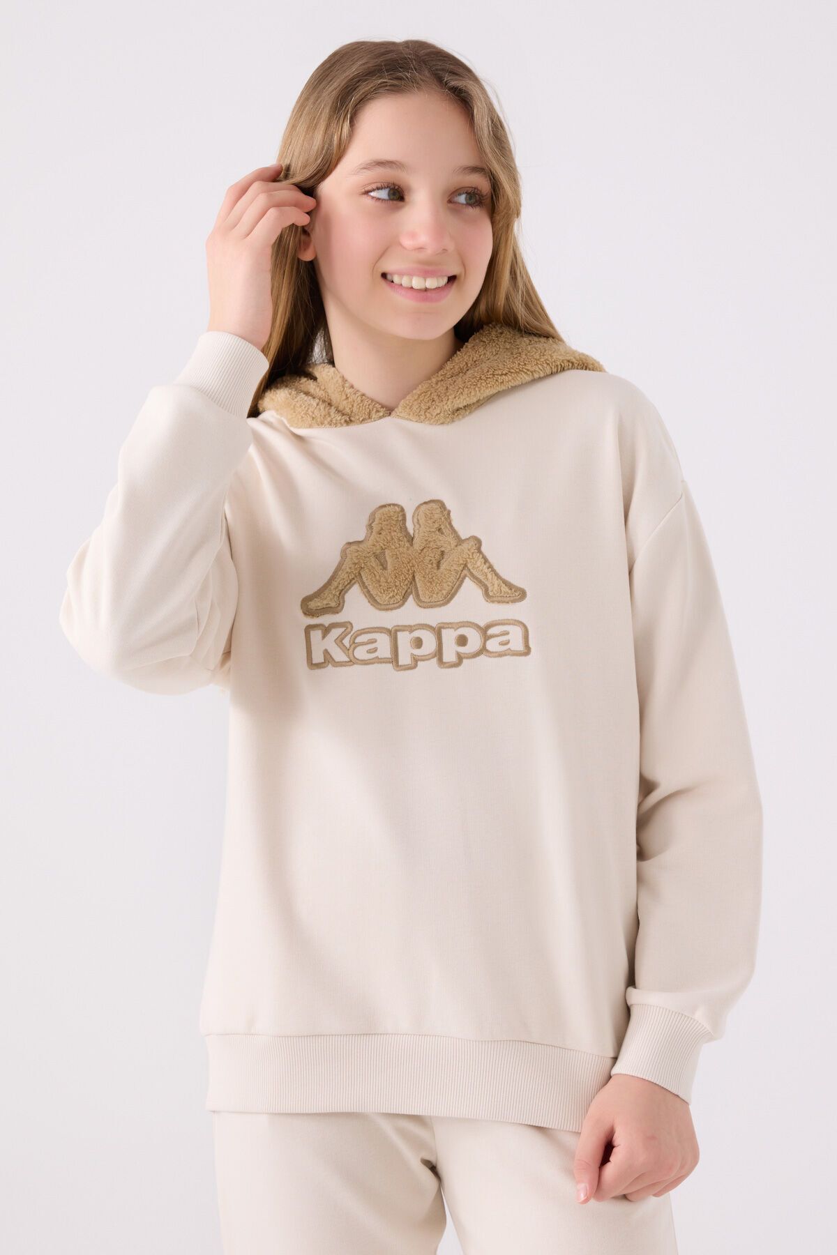 سویشرت بچه گانه 321Z37W بژ Kappa