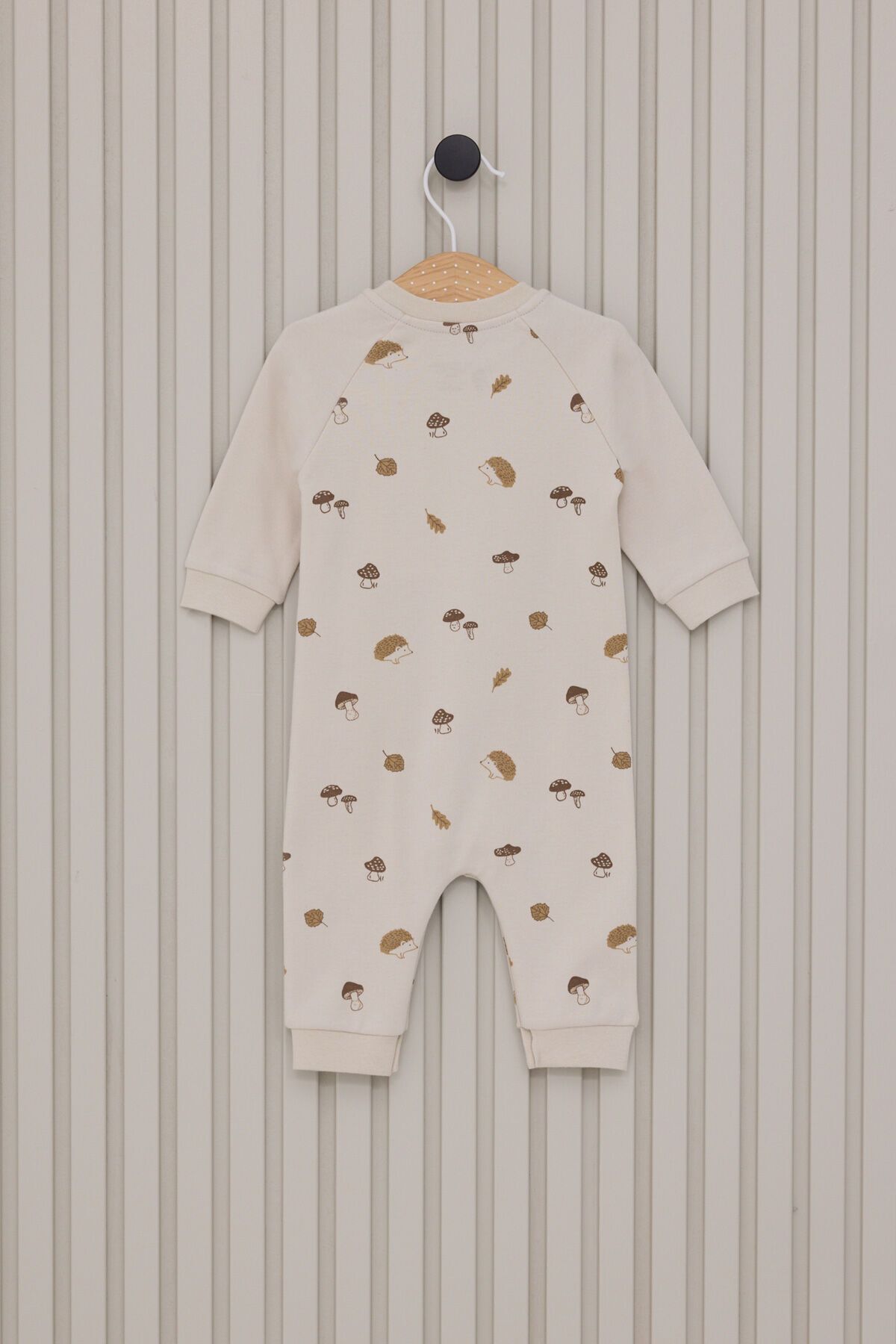 U.S. Polo Assn.-Baby Boy Cream Jumpsuit 3