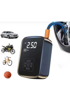 Protonust Mini Şarjlı Araba Hava Kompresörü Taşınabilir Lastik Şişirme Pompas...