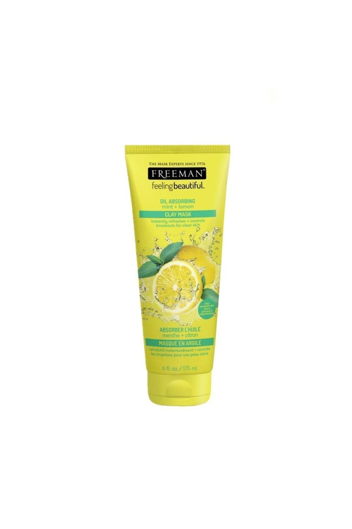 Freeman-Mint & Lemon Clay Mask 175ml 2